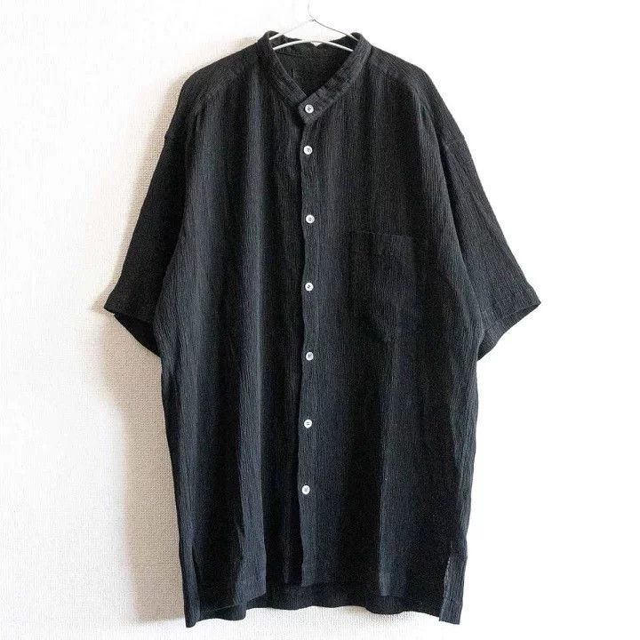 issey miyake size:4 Silhouette short-sleeved shirt