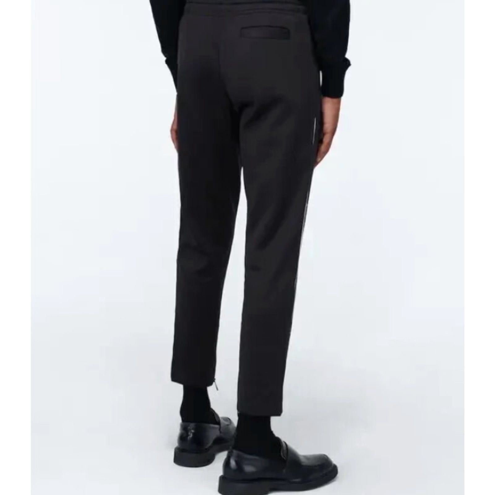 Valentino Valentino Track Pants Mens Large L Drawstring Slim Fit Black Cotton Blend Jeans Style Sportswear Shirt? Size US 32 / EU 48 - 2 Thumbnail