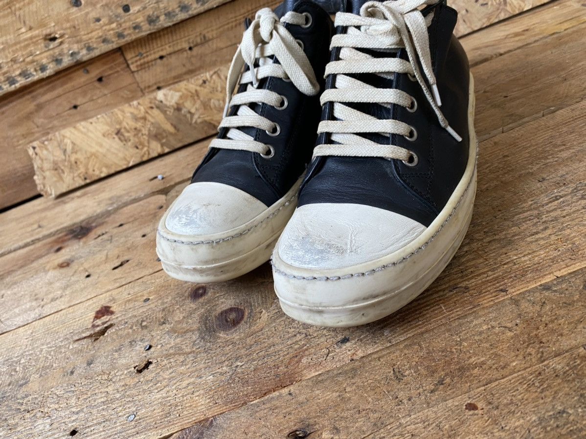 Rick Owens Rick owens F/W 18 mainline low top leather sneakers sz 36 Size US 5.5 / IT 35.5 - 3 Thumbnail