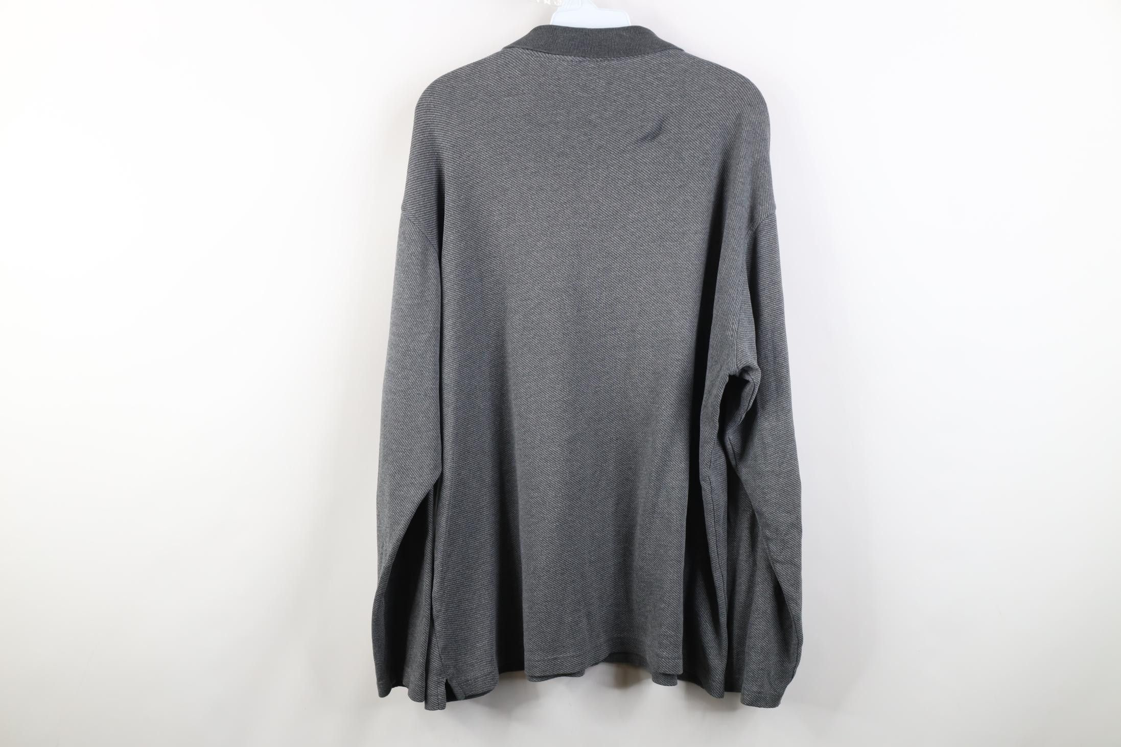 Eddie Bauer Vintage 90s Eddie Bauer Knit Collared Long Sleeve Polo Shirt Size US XL / EU 56 / 4 - 9 Thumbnail