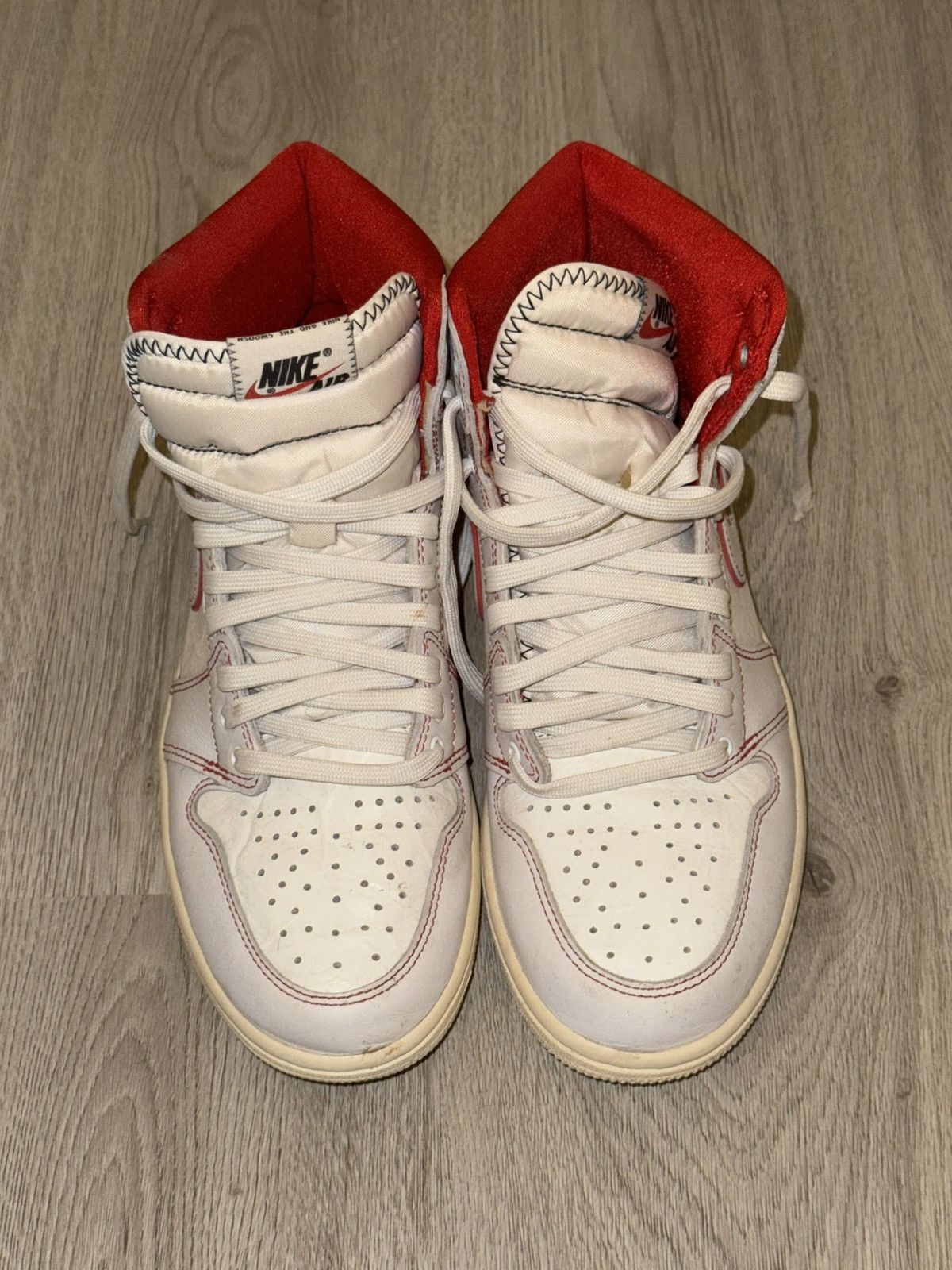 Jordan Brand Jordan 1 Retro High Phantom Gym Red 555088-160 Size US 8.5 / EU 41-42 - 3 Thumbnail