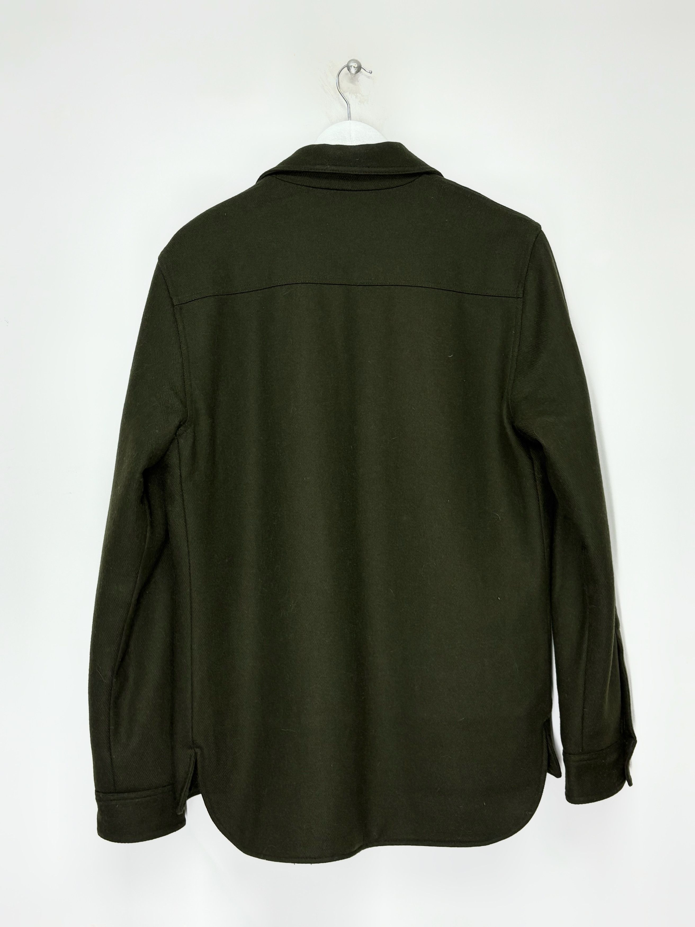 Zadig & Voltaire Zadig & Voltaire Paris Green Wool Button Up Worker Jacket Size US L / EU 52-54 / 3 - 2 Thumbnail