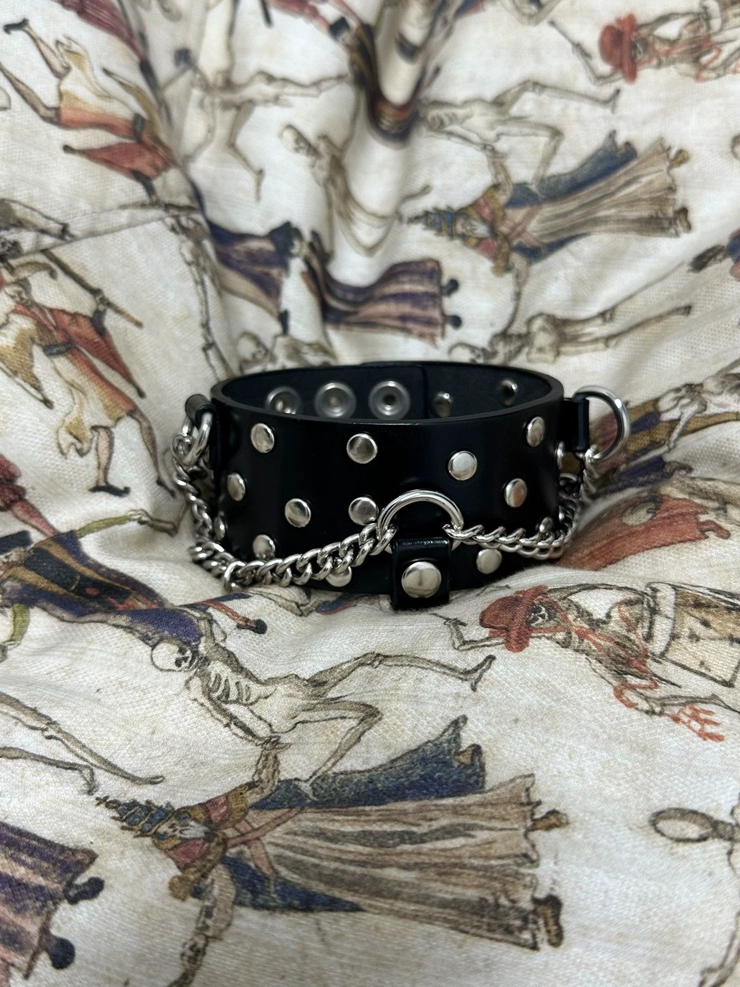 Junya Watanabe Junya Watanabe Rivet Chain Cowhide Adjustable Bracelet Size ONE SIZE - 1 Thumbnail