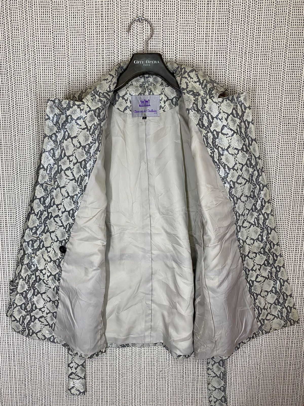 Designer ‼️CHATEAU DE CHALLAIN SNAKE SKIN DESIGN VERY RARE‼️ Size US M / EU 48-50 / 2 - 11 Thumbnail