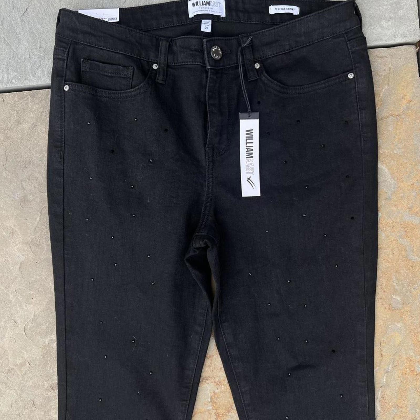 Other NWT Black Jewel Studded Slim Jeans Size 29" - 2 Thumbnail