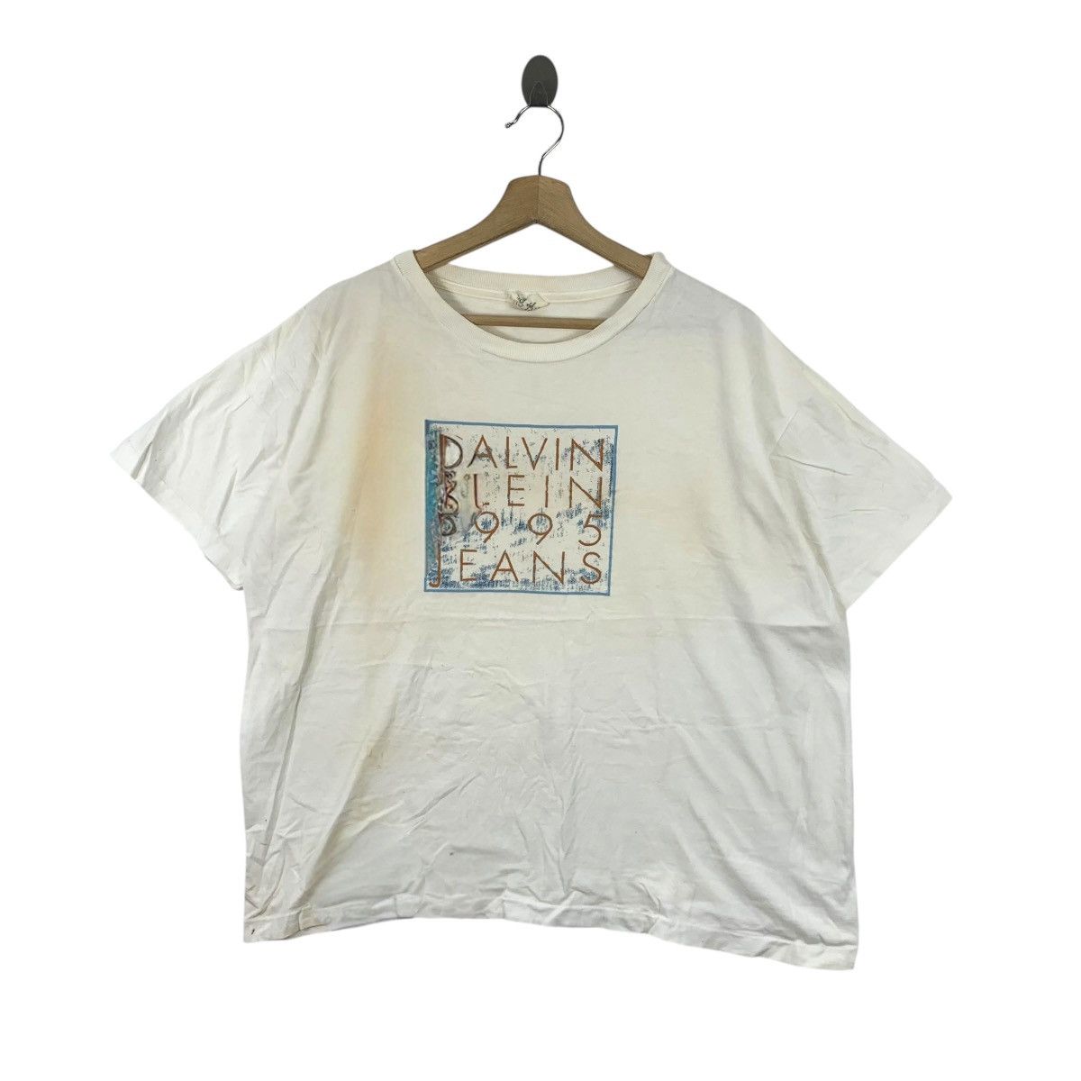 Calvin Klein Vintage 1995 CALVIN KLEIN JEANS Collection Trash Tee Shirt Size XL / US 12-14 / IT 48-50 - 1 Thumbnail
