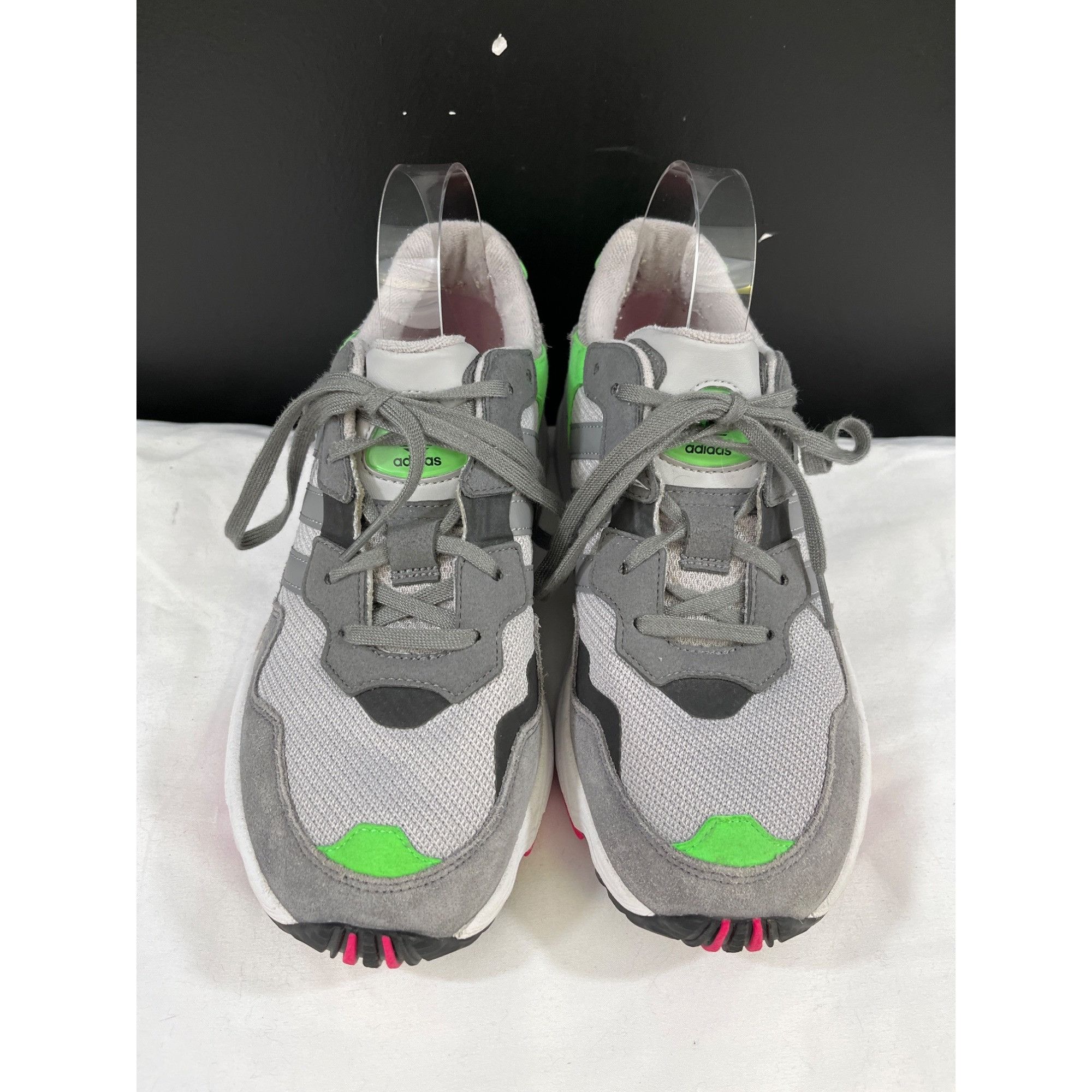 Adidas Adidas Men's Grey Running Shoes/Sneakers Size 6 SKU 5725 Size US 6 / EU 39 - 2 Thumbnail