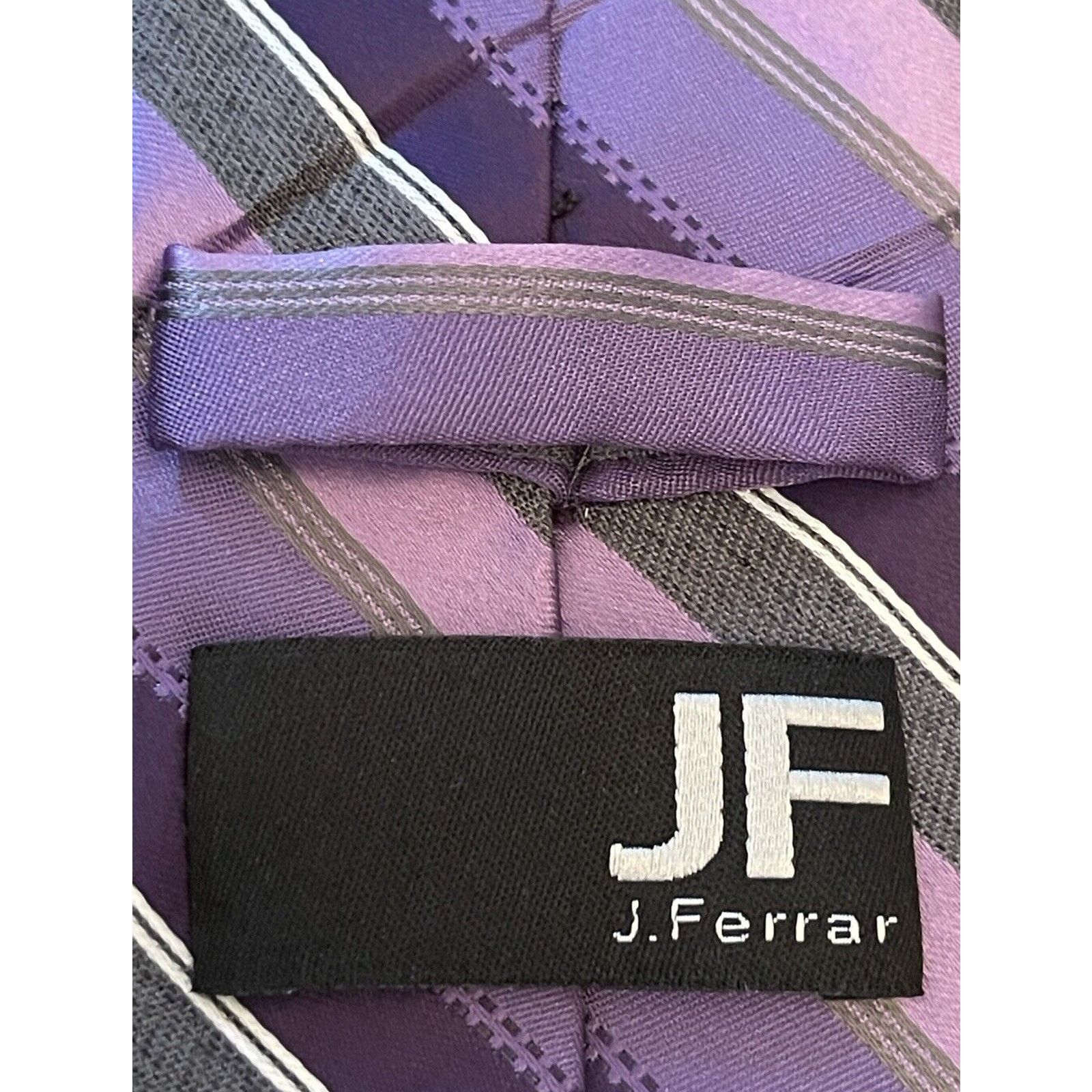J Ferrar J. Ferrar Purple Gray 94% Polyester 6% Cotton Made In China Size ONE SIZE - 8 Thumbnail