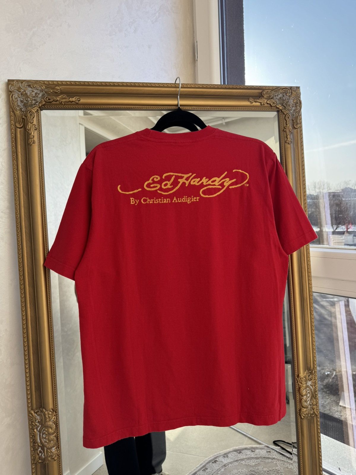 Ed Hardy Vintage Ed Hardy T-Shirt Big Logo Y2K Christian Audigier Size US L / EU 52-54 / 3 - 6 Thumbnail