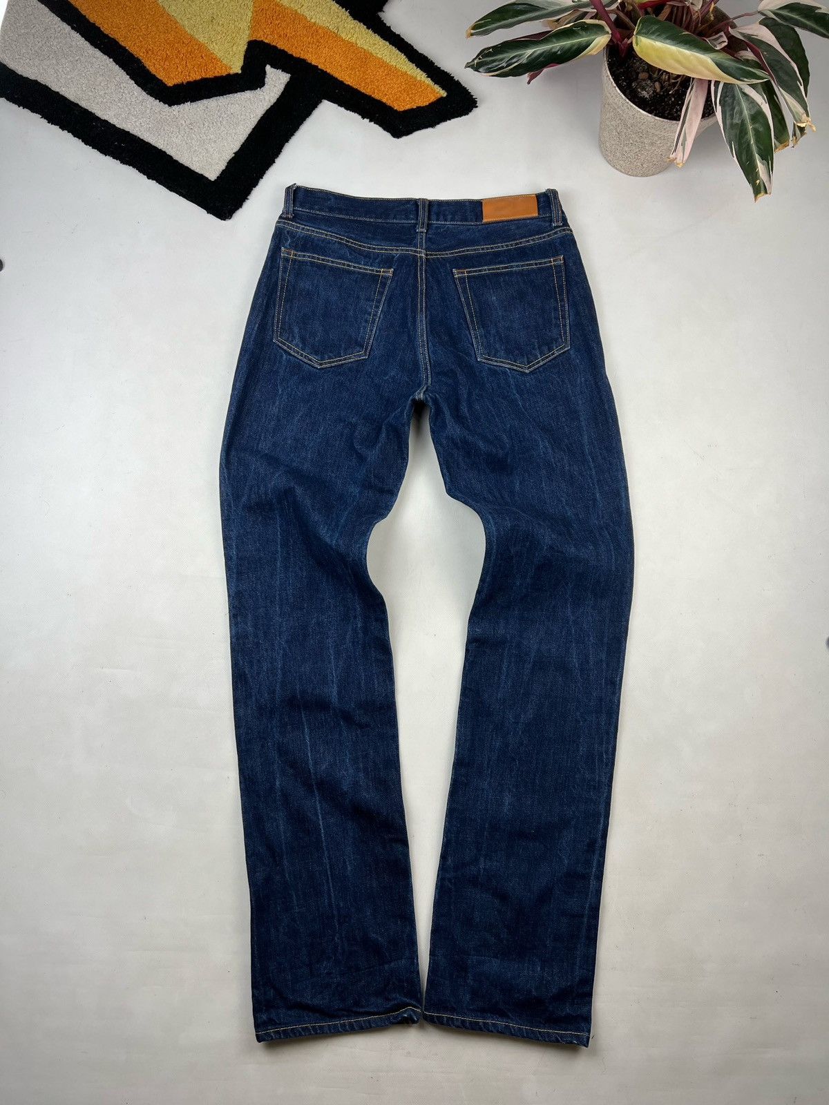 Acne Studios Acne Studios Mod alternative raw navy denim jeans Size US 31 - 2 Thumbnail