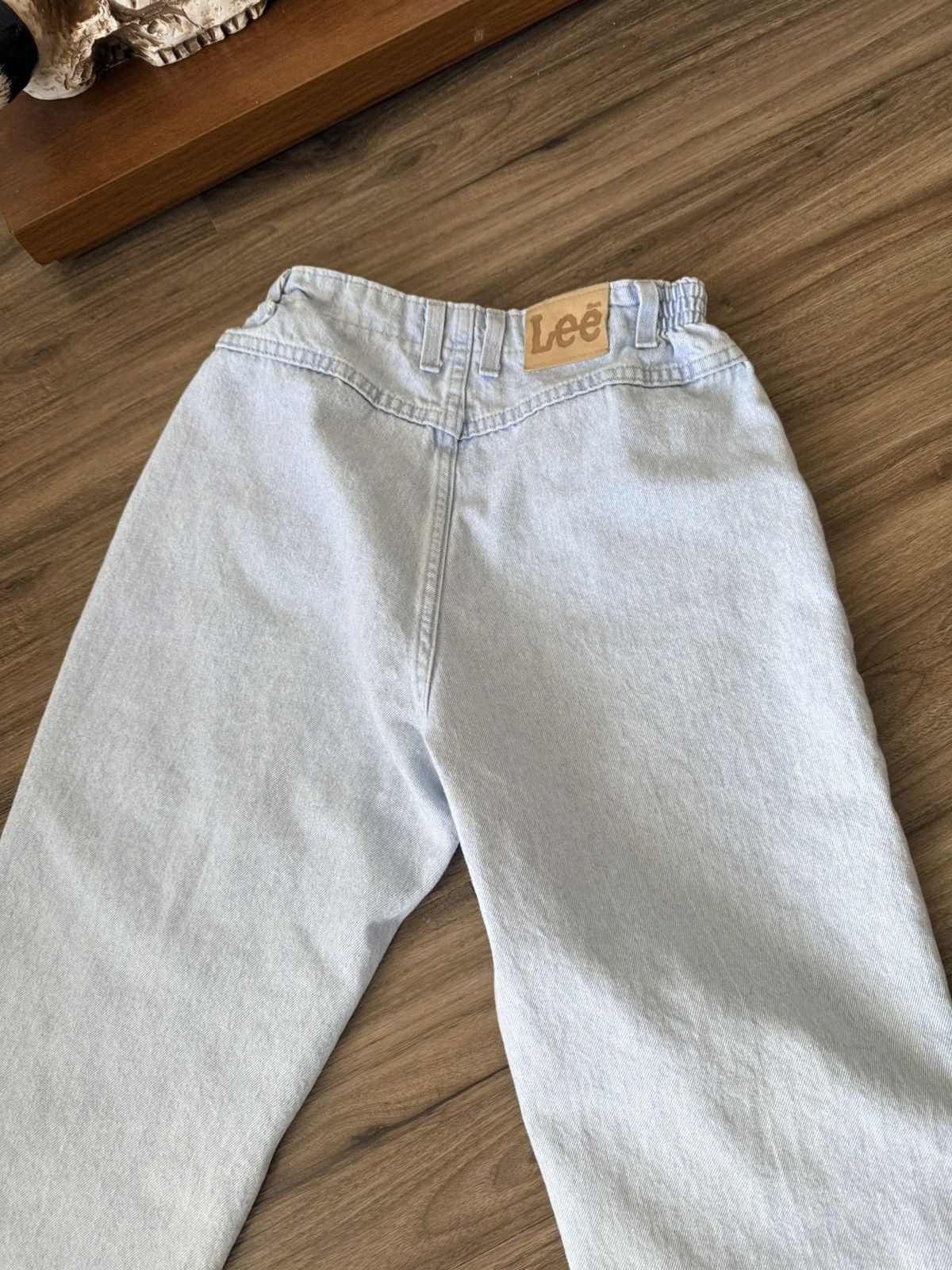 Lee Vintage Lee Jeans Womens 8 LightWash Blue High Rise Mom Size 30" / US 8 / IT 44 - 5 Thumbnail