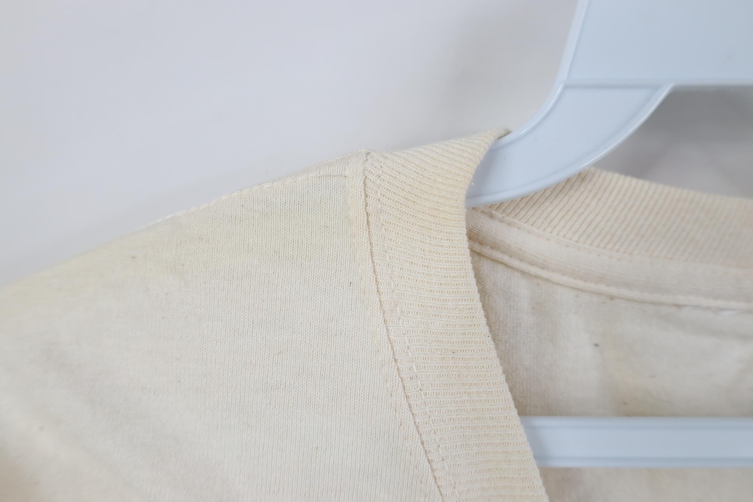 Vintage Vintage 90s Streetwear Blank Raw Cotton Short Sleeve T-Shirt Size US L / EU 52-54 / 3 - 6 Thumbnail