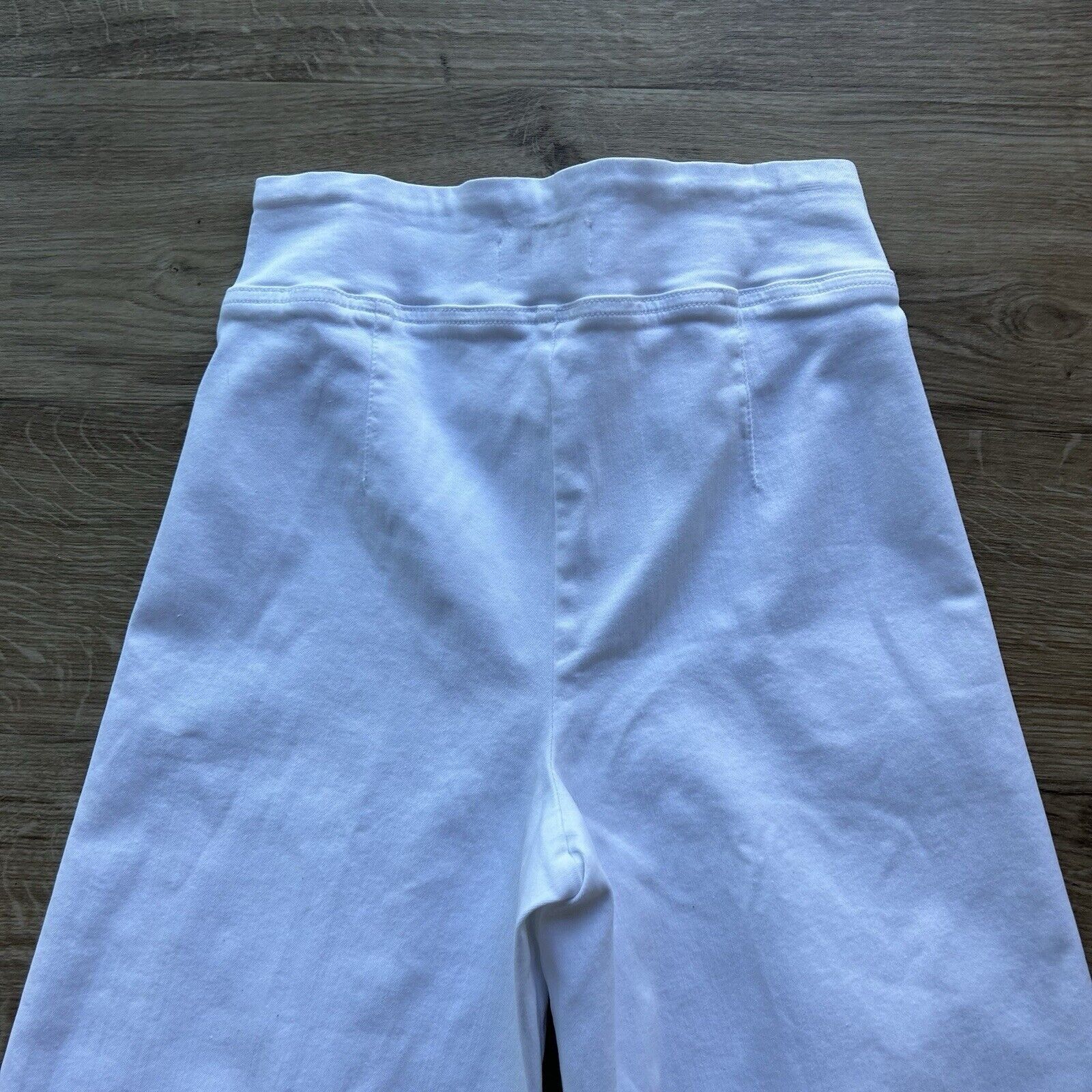 Frame Frame Jeans Womens White Jet Set Wide Leg Pull-On Stretch Hi Size 26" / US 2 / IT 38 - 9 Thumbnail