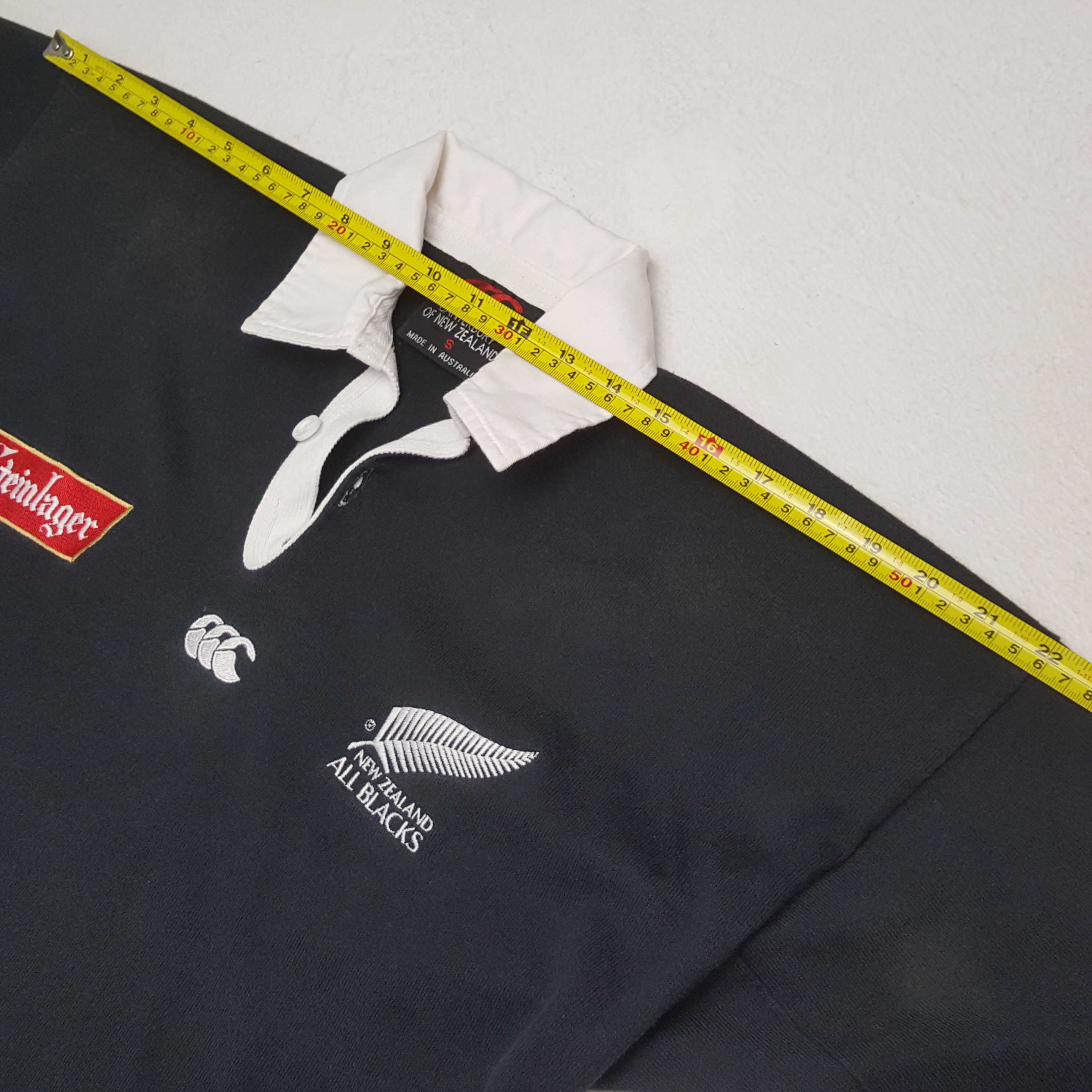 Canterbury of New Zealand All Blacks Canterbury Steinlager Polos Rugby Style RR22 Size US M / EU 48-50 / 2 - 4 Thumbnail