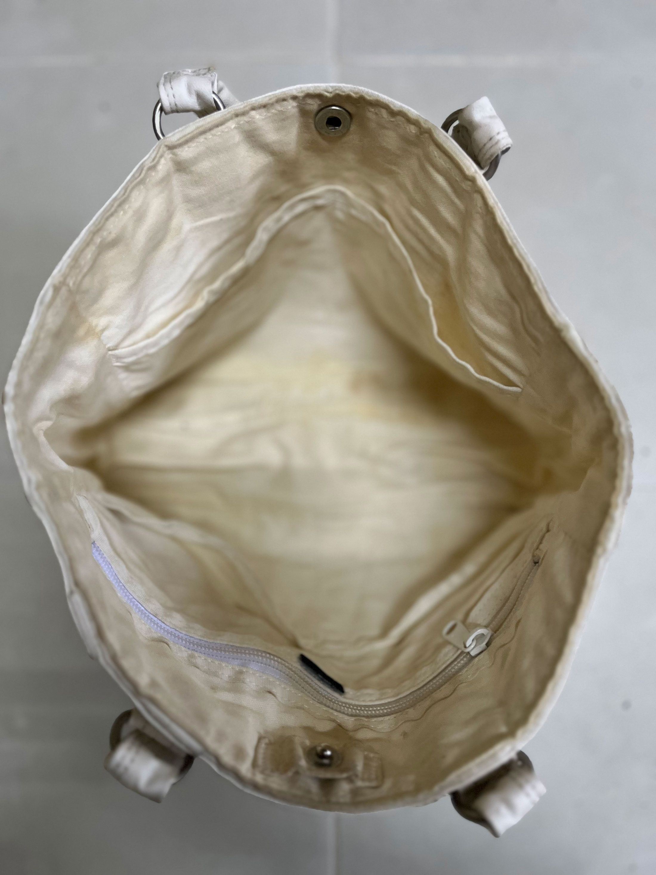 Designer × Japanese Brand × Porter Porter Made in Japan White Bag Size ONE SIZE - 4 Thumbnail
