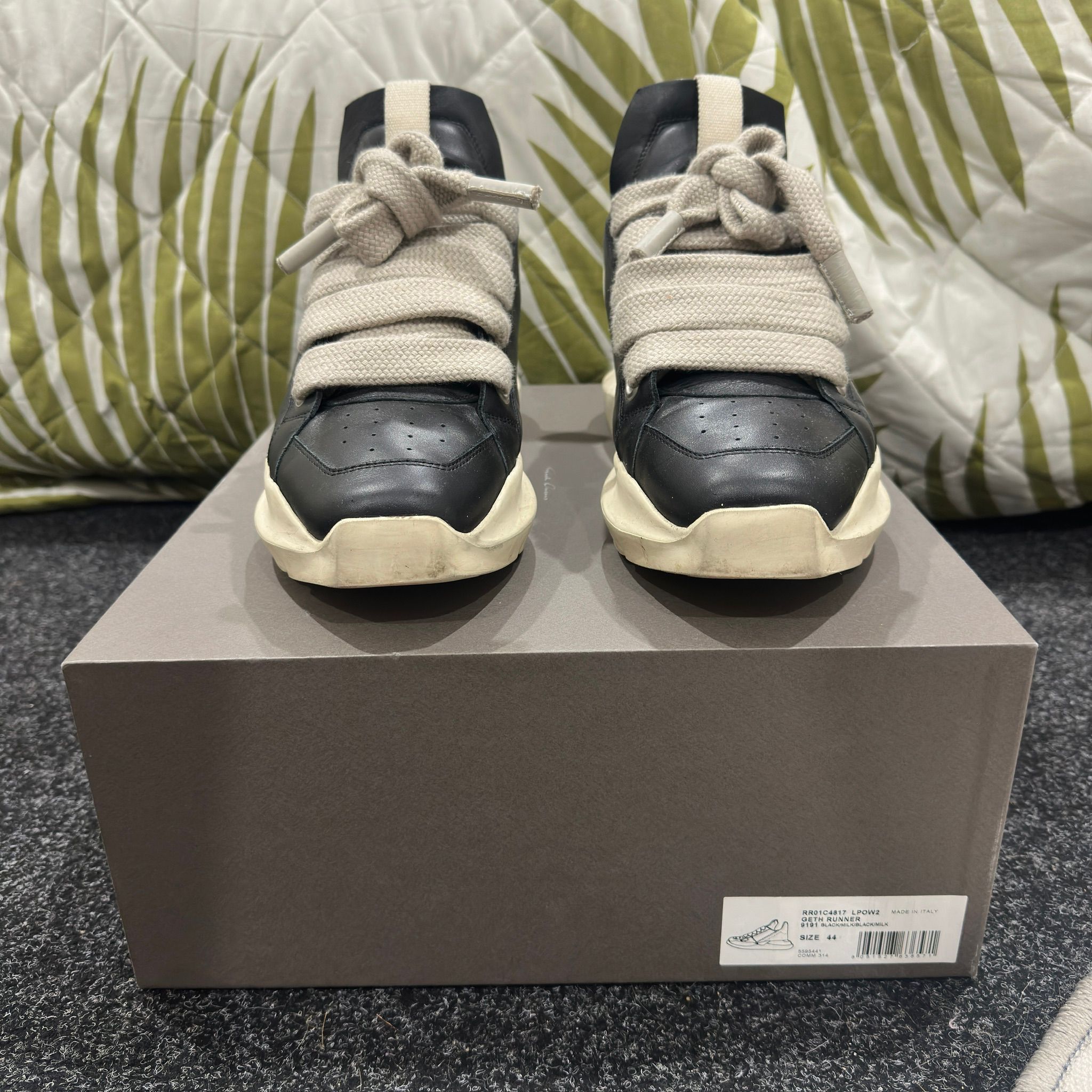 Rick Owens Rick Owens Geth Runner Jumbo Lace Size US 11 / EU 44 - 4 Thumbnail