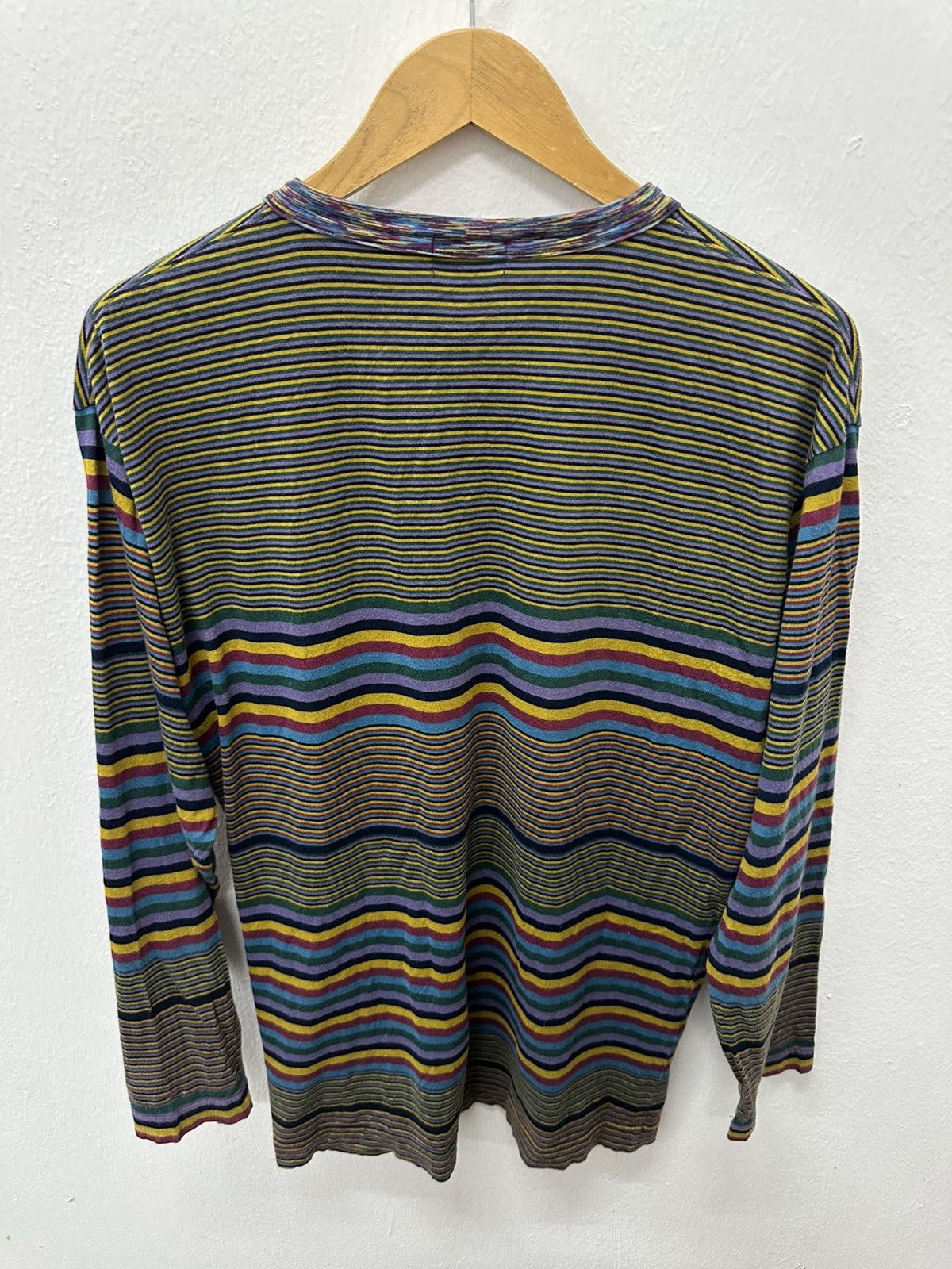 Missoni Vintage Missoni Multicolour Half Button L/S Shirt Size US M / EU 48-50 / 2 - 6 Thumbnail