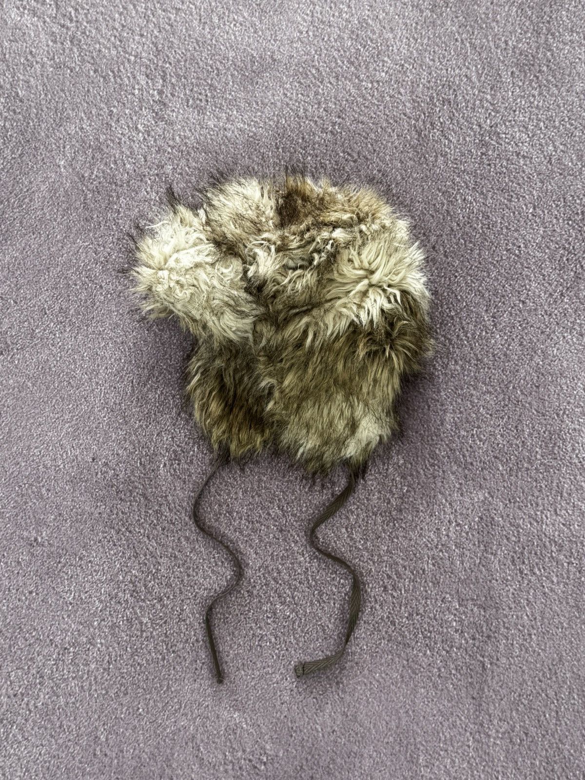 Japanese Brand Y2K Faux Fur Ushanka Vintage Fuzzy Warm Trapper Hat Size ONE SIZE - 5 Thumbnail