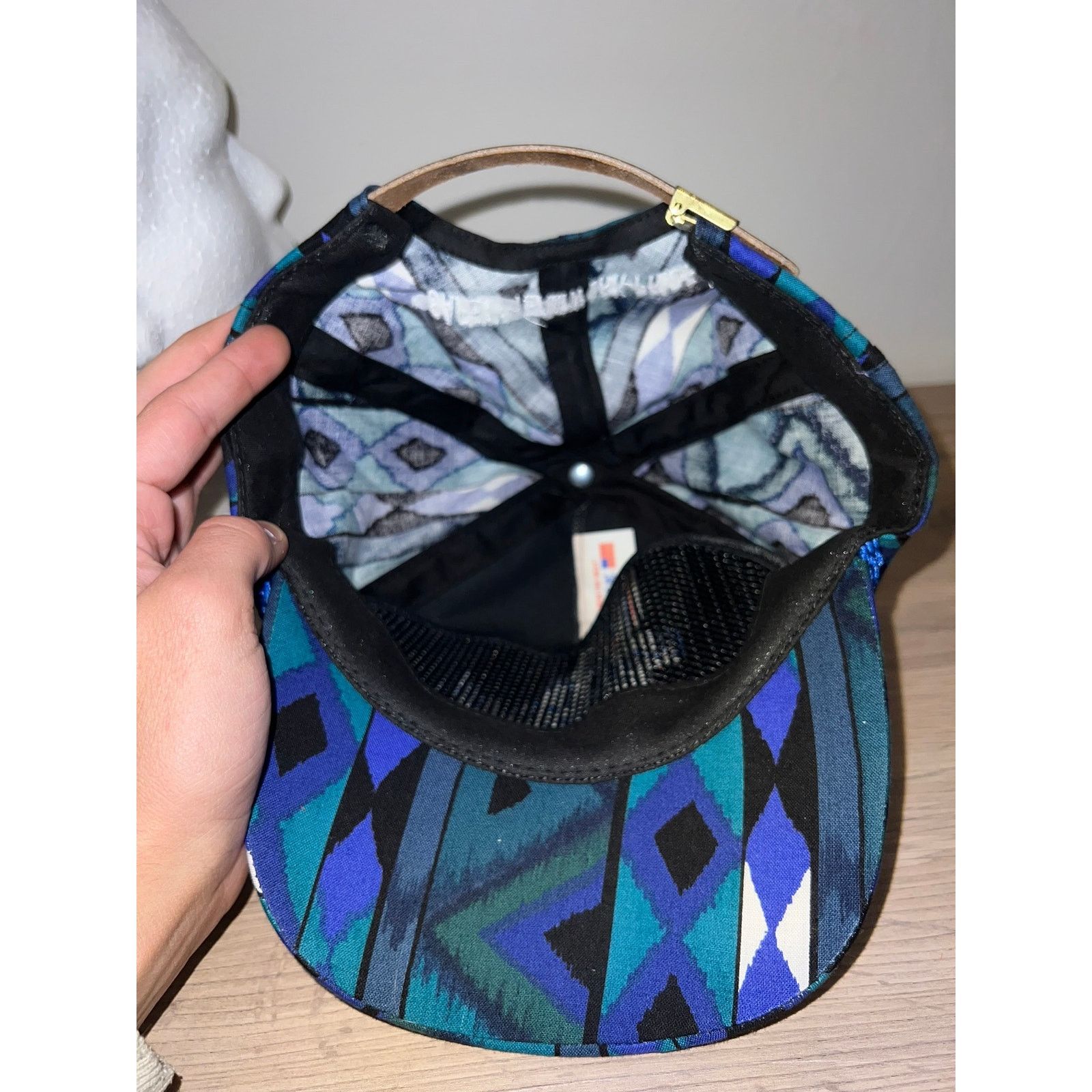 Vintage Vintage Ken Caryl Glass The Innovators Blue Hat Design VTG Size ONE SIZE - 8 Thumbnail