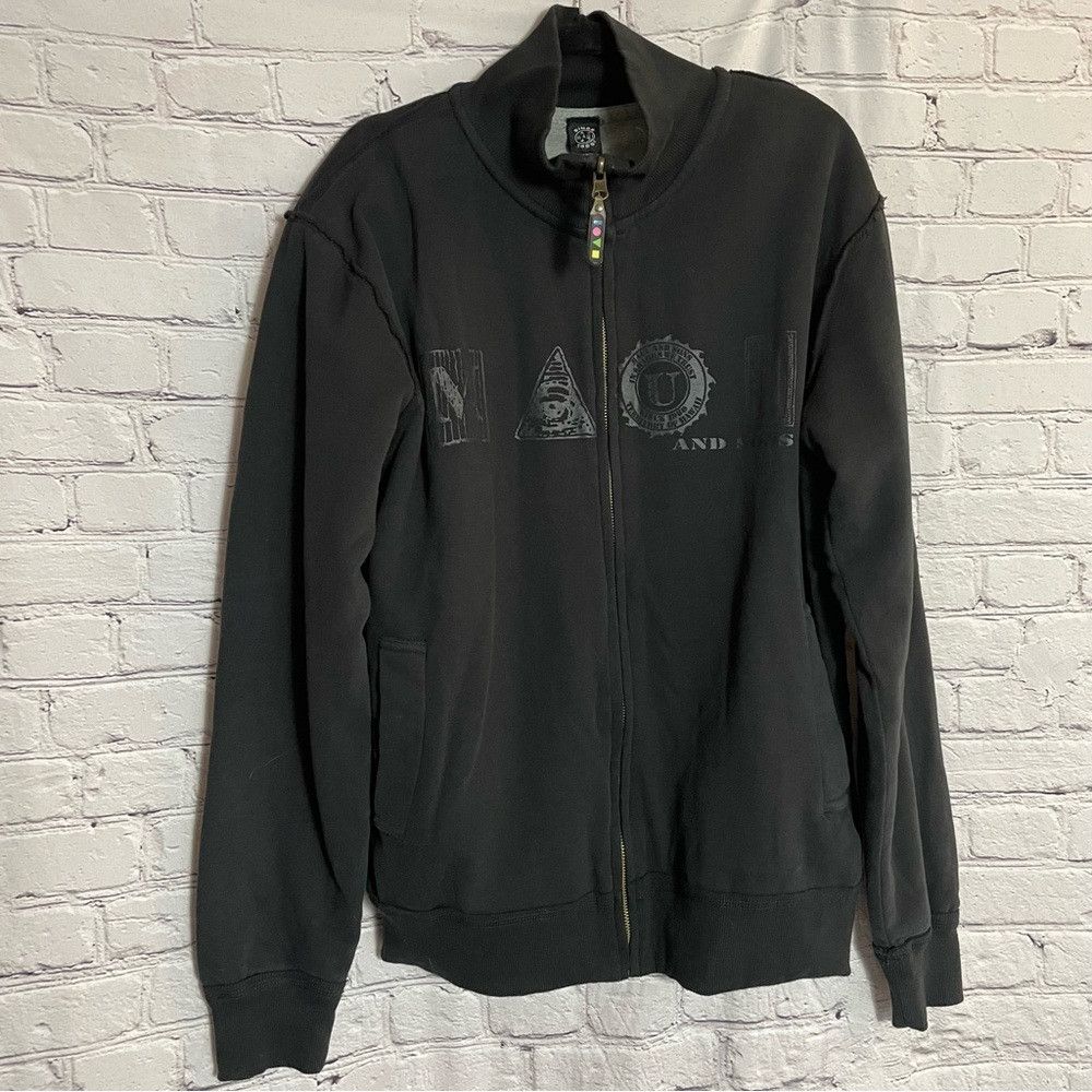 Maui and Sons NWT New Maui And Sons Black Zip Sweatshirt Sweater Size L Size US L / EU 52-54 / 3 - 1 Thumbnail