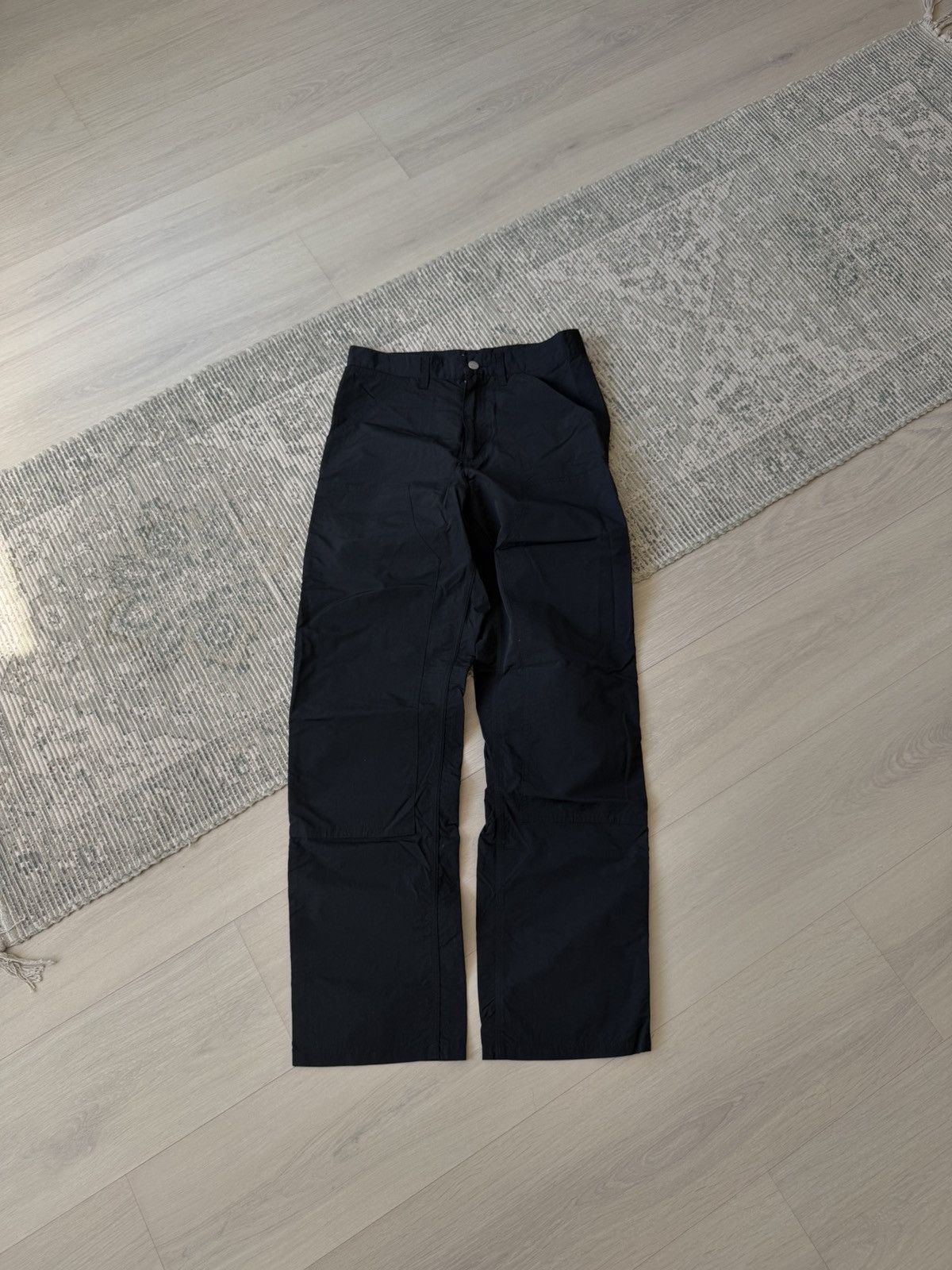 Carhartt Wip × Pop Trading Company Carhartt X Pop Trading Black Nylon Double Knee Work Pants Size US 28 / EU 44 - 2 Thumbnail
