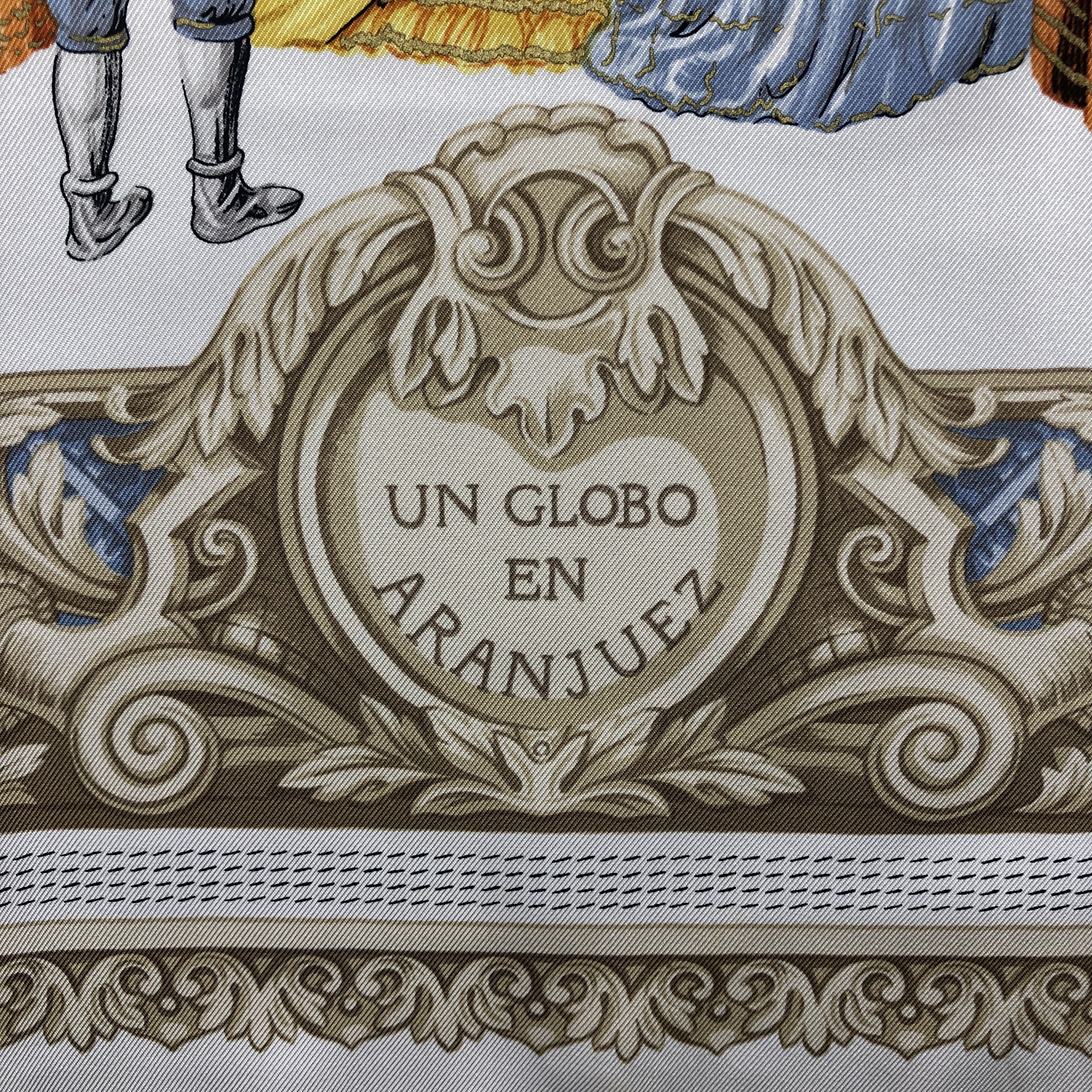 Loewe × Vintage Vintage Loewe SILK Scarf Un Globo En Aranjuez Stole Wraps Size ONE SIZE - 10 Thumbnail