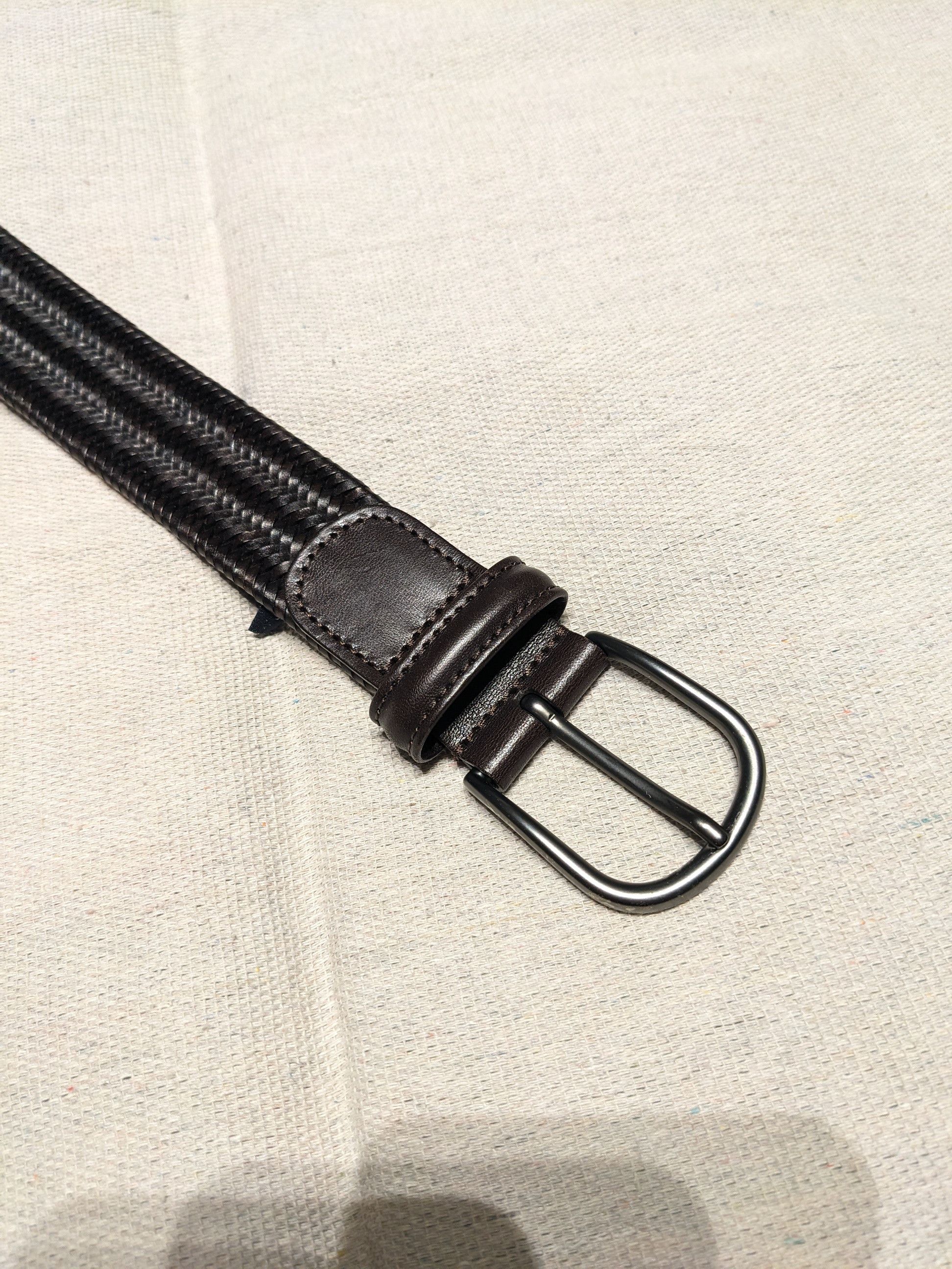 Andersons Anderson's Stretch woven leather belt men's 30 Size 30 - 2 Thumbnail
