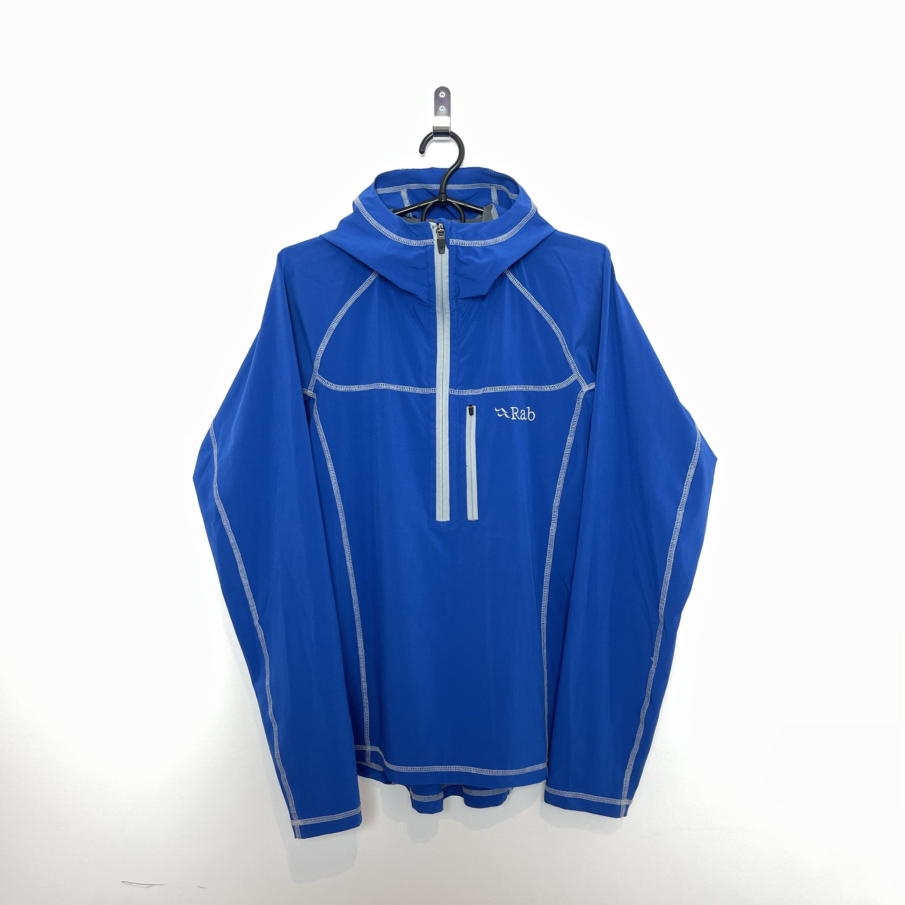 Outdoor Life Rab Rab Boreas Pull on Blue Softshell Hoodie S Grailed
