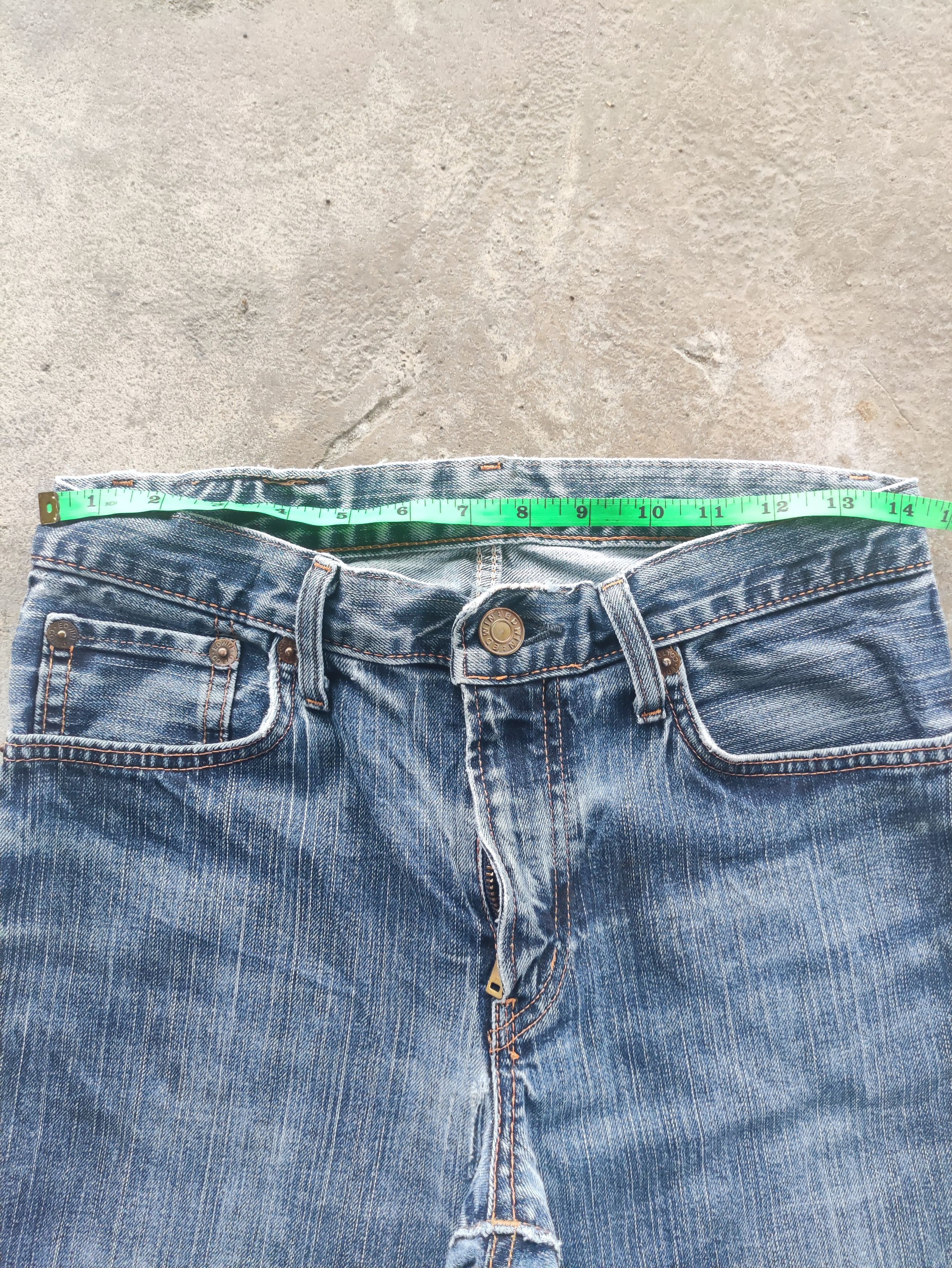 Edwin Vintage Edwin Brand Straight Cut Jeans Faded Ripped Pants Size US 29 - 7 Thumbnail