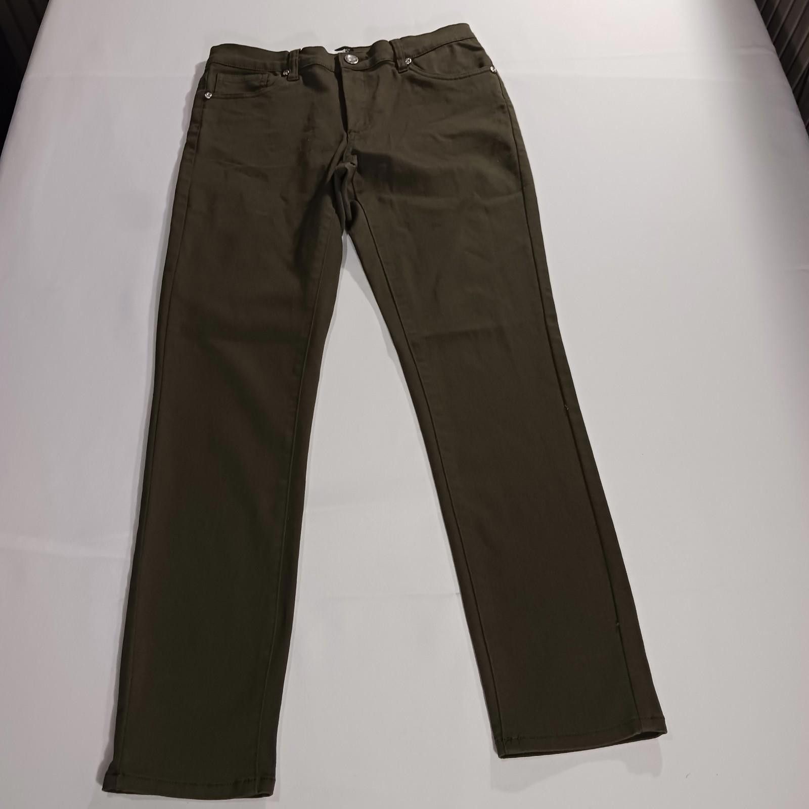 Venus Venus Mid-Rise Women's Green Stretch Leggings Pants Size 10 Size 32" / US 10 / IT 46 - 9 Thumbnail