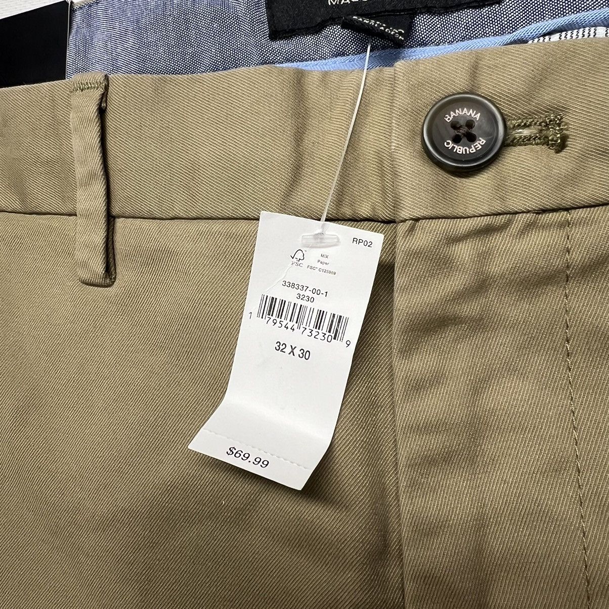 Banana Republic Banana Republic Pants Mason Stretch Chino Khaki Beige Size US 32 / EU 48 - 7 Thumbnail