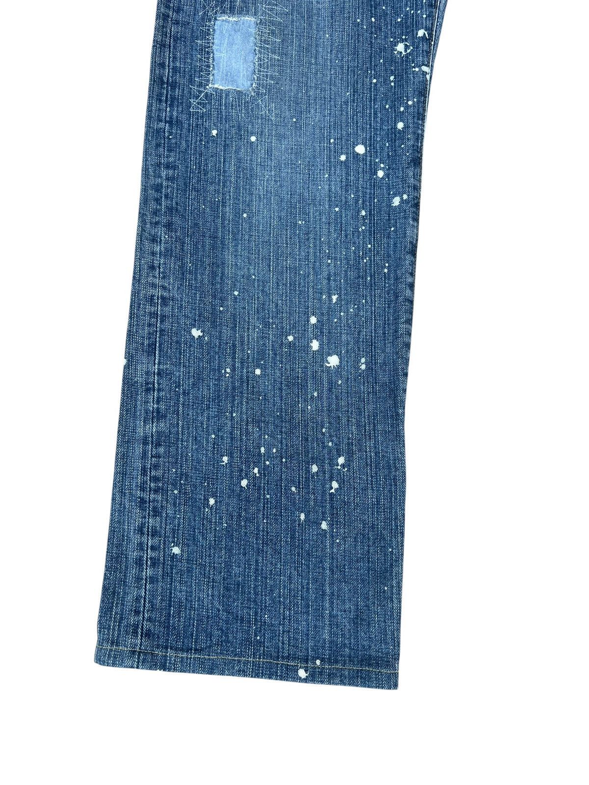 Global Work Global Work Painter Distressed Patchwork Denim Jeans Size US 34 / EU 50 - 9 Thumbnail