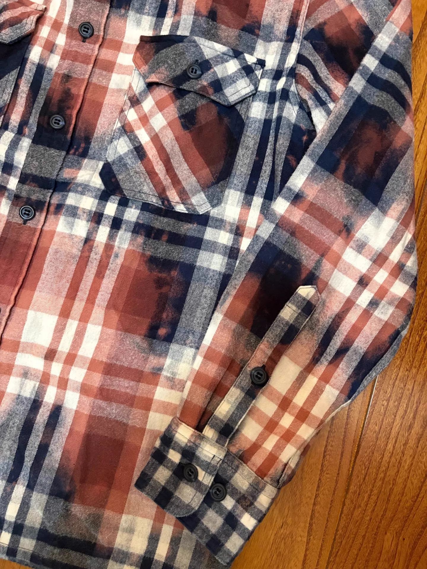 Descendant DESCENDANT 18SS TIE-DYE MOSS CHECK LS SHIRT Size US M / EU 48-50 / 2 - 6 Thumbnail