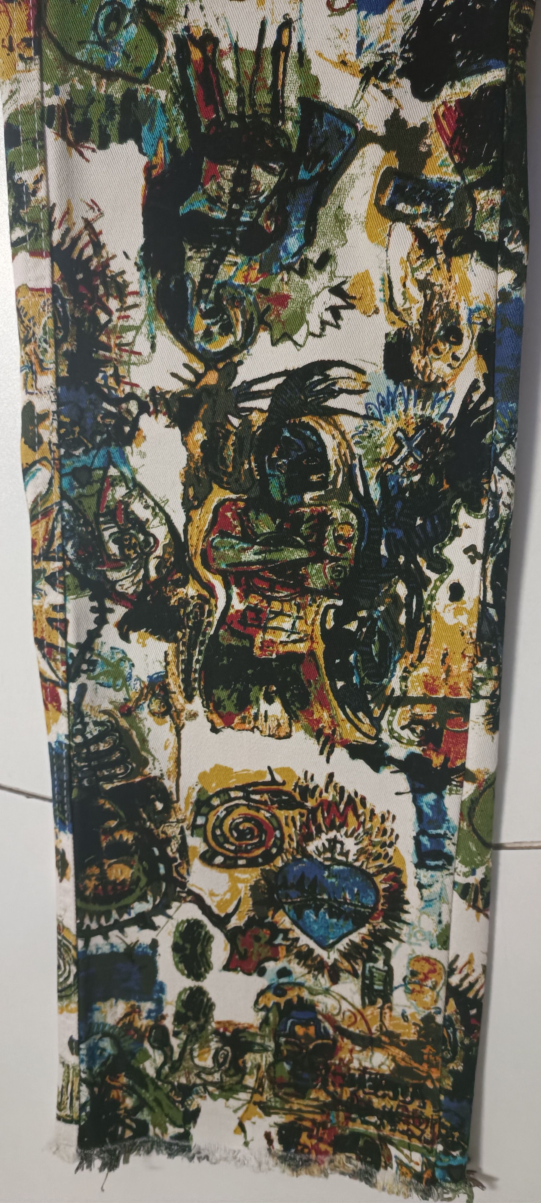 Jean Paul Gaultier 2000 - Basquiat graffiti pants Size 26" / US 2 / IT 38 - 9 Thumbnail
