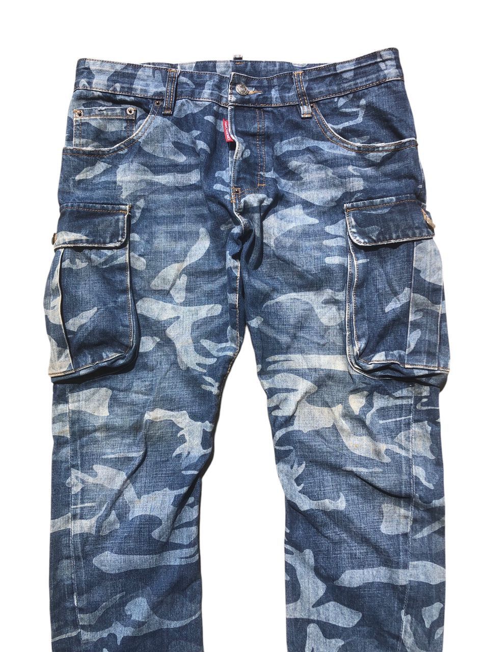 Dsquared2 × Vintage 🇮🇹 Vintage Dsquared2 Cargo Pants Camouflage Made In Italy Size US 33 - 7 Thumbnail