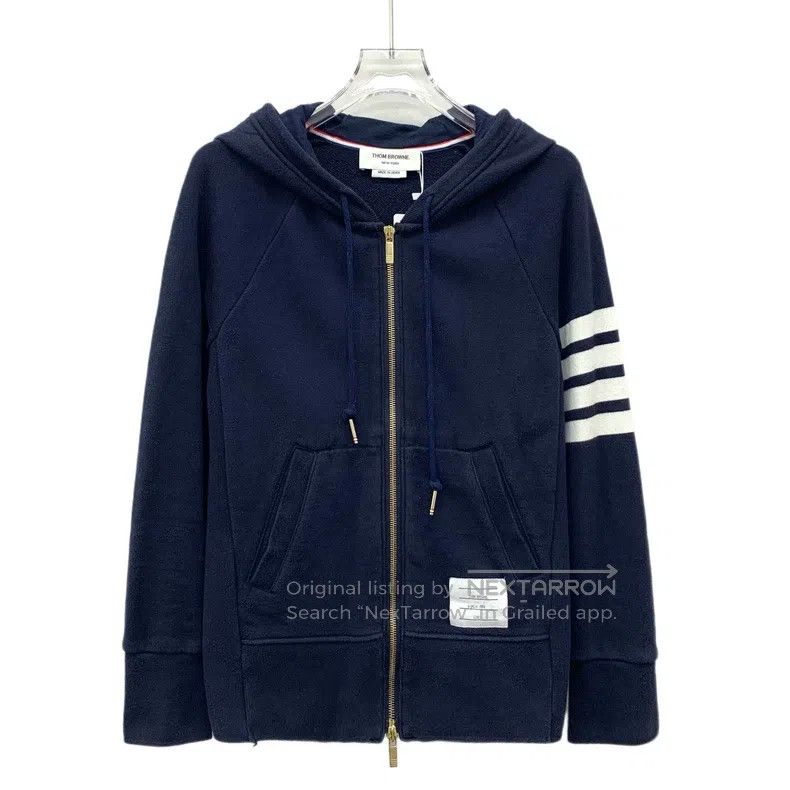 Thom Browne Thom Browne Dark blue hoodie Size US S / EU 44-46 / 1 - 1 Thumbnail