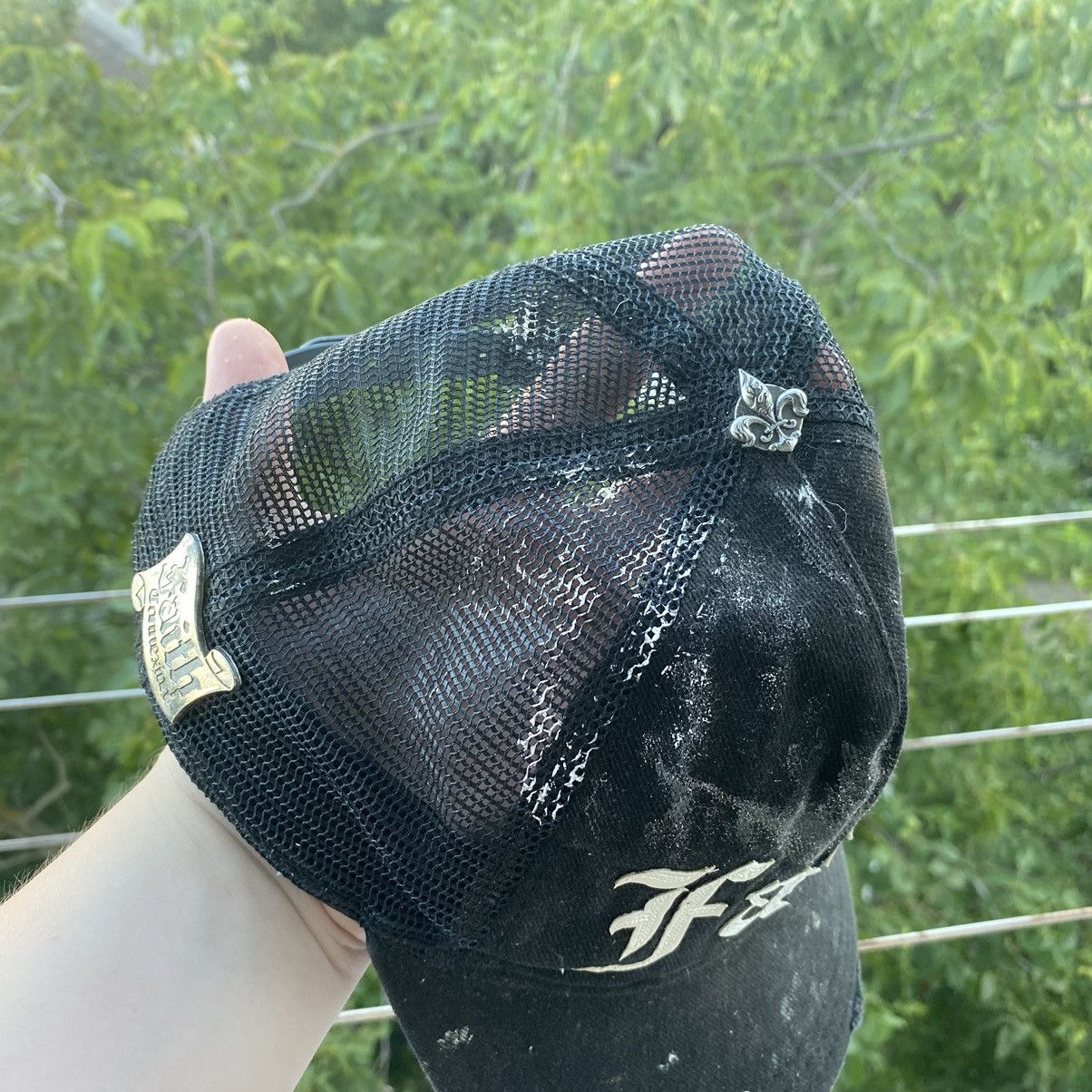 Designer × Faith Connexion × Vintage Faith Connexion Vintage y2k Distressed Trucker Cap Size ONE SIZE - 3 Thumbnail