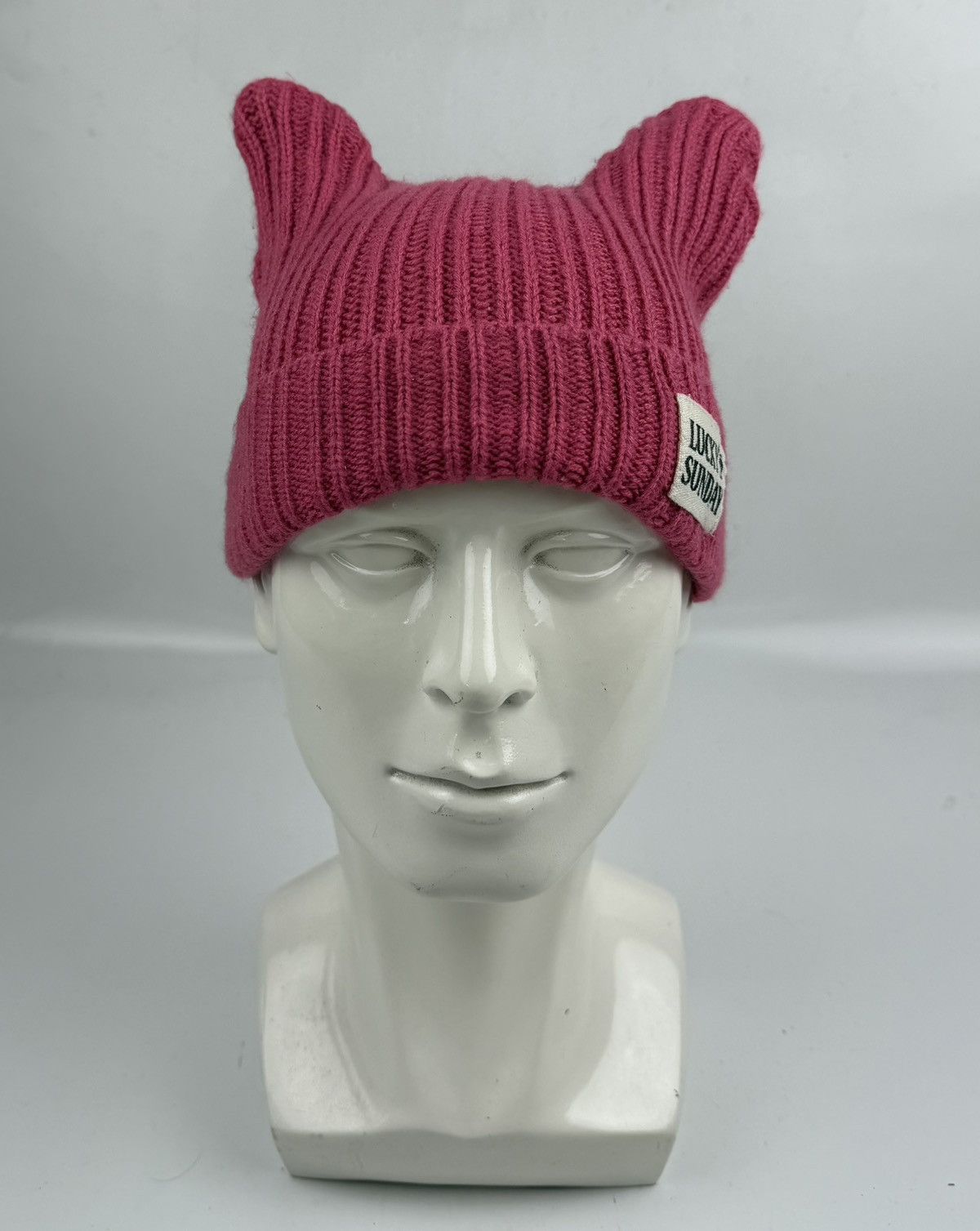 Japanese Brand luckys sunday beanie hat with horn tc52 Size ONE SIZE - 2 Thumbnail