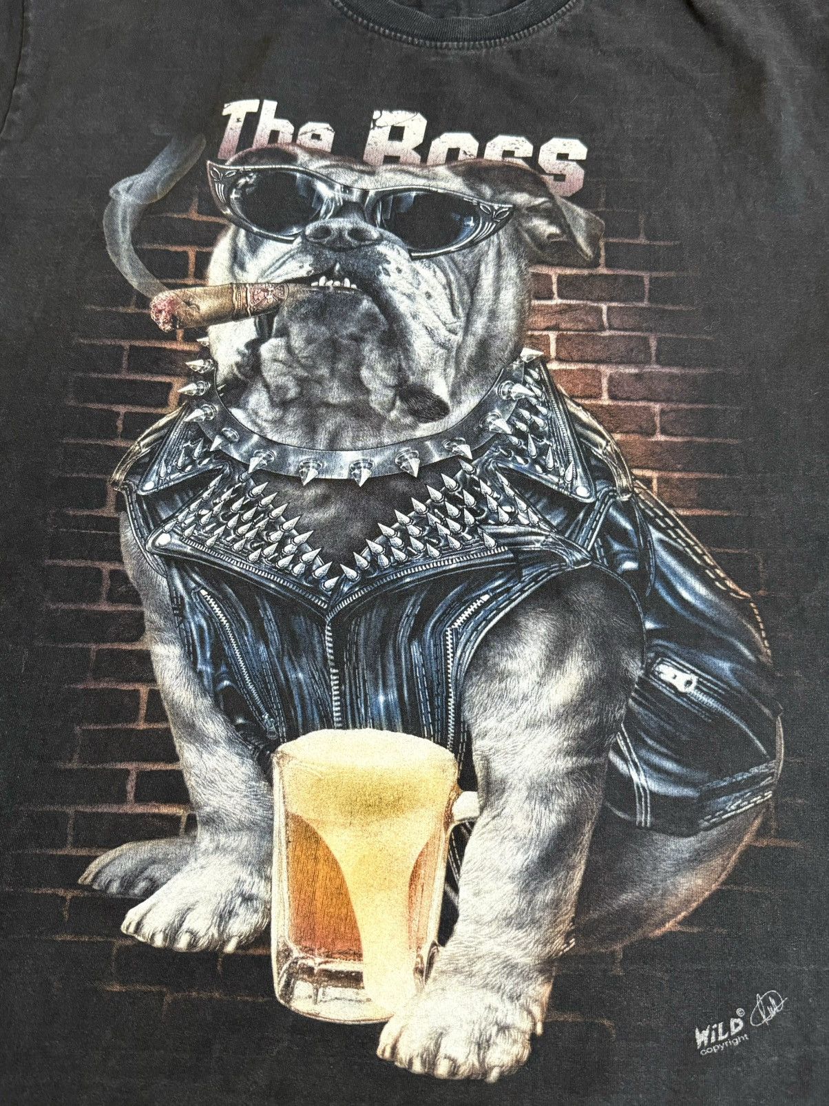 Vintage 🔷Vintage The Boss Dog T-shirt🔷 Size US XL / EU 56 / 4 - 2 Thumbnail