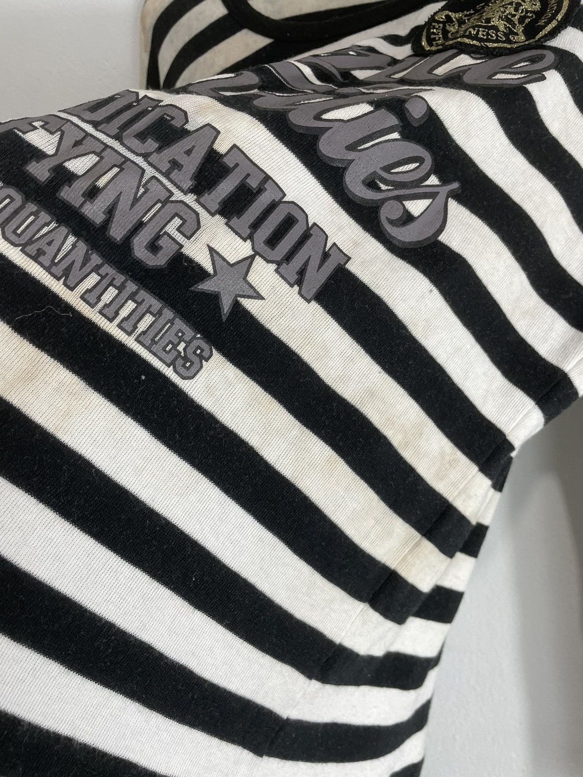 Hysteric Glamour Cornflake double layer stripe longsleeve travis scott style Size L / US 10 / IT 46 - 3 Thumbnail