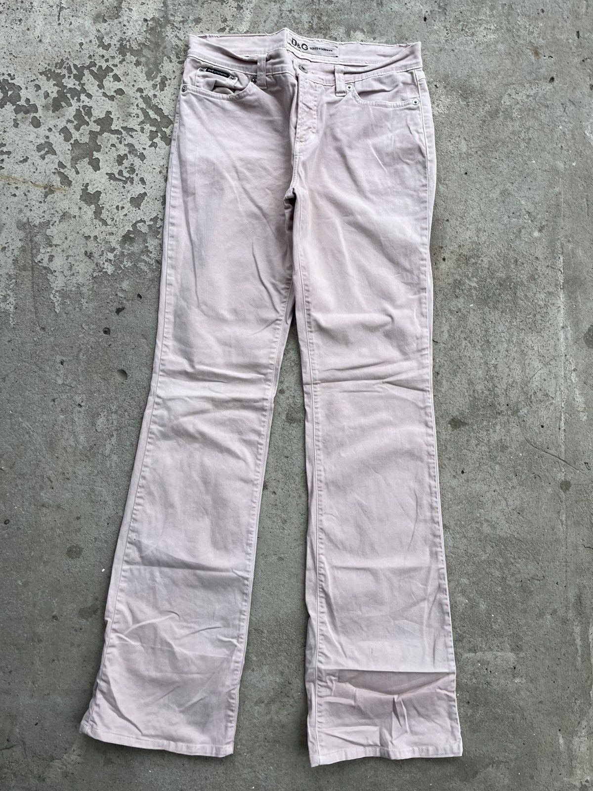 Dolce & Gabbana Dolce & Gabbana Flared Boot Cut Vintage Big Logo Pants Jeans Size 29" - 12 Thumbnail