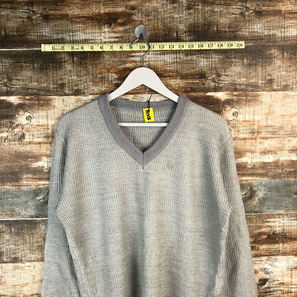 Vintage Japanese Brand Grey plain vintage Knitwear #A1838 Size M / US 6-8 / IT 42-44 - 2 Thumbnail