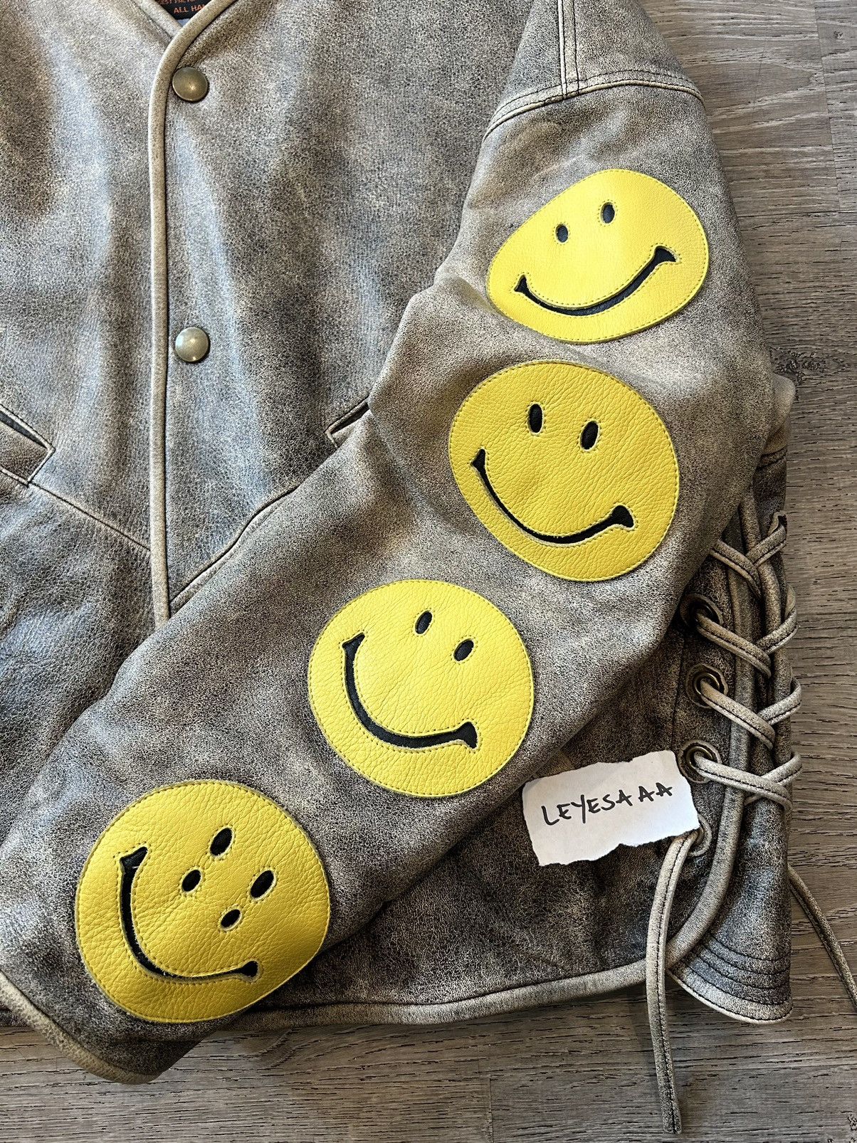 Kapital × Kapital Kountry Kapital Smiley rider leather jacket Size US L / EU 52-54 / 3 - 4 Thumbnail