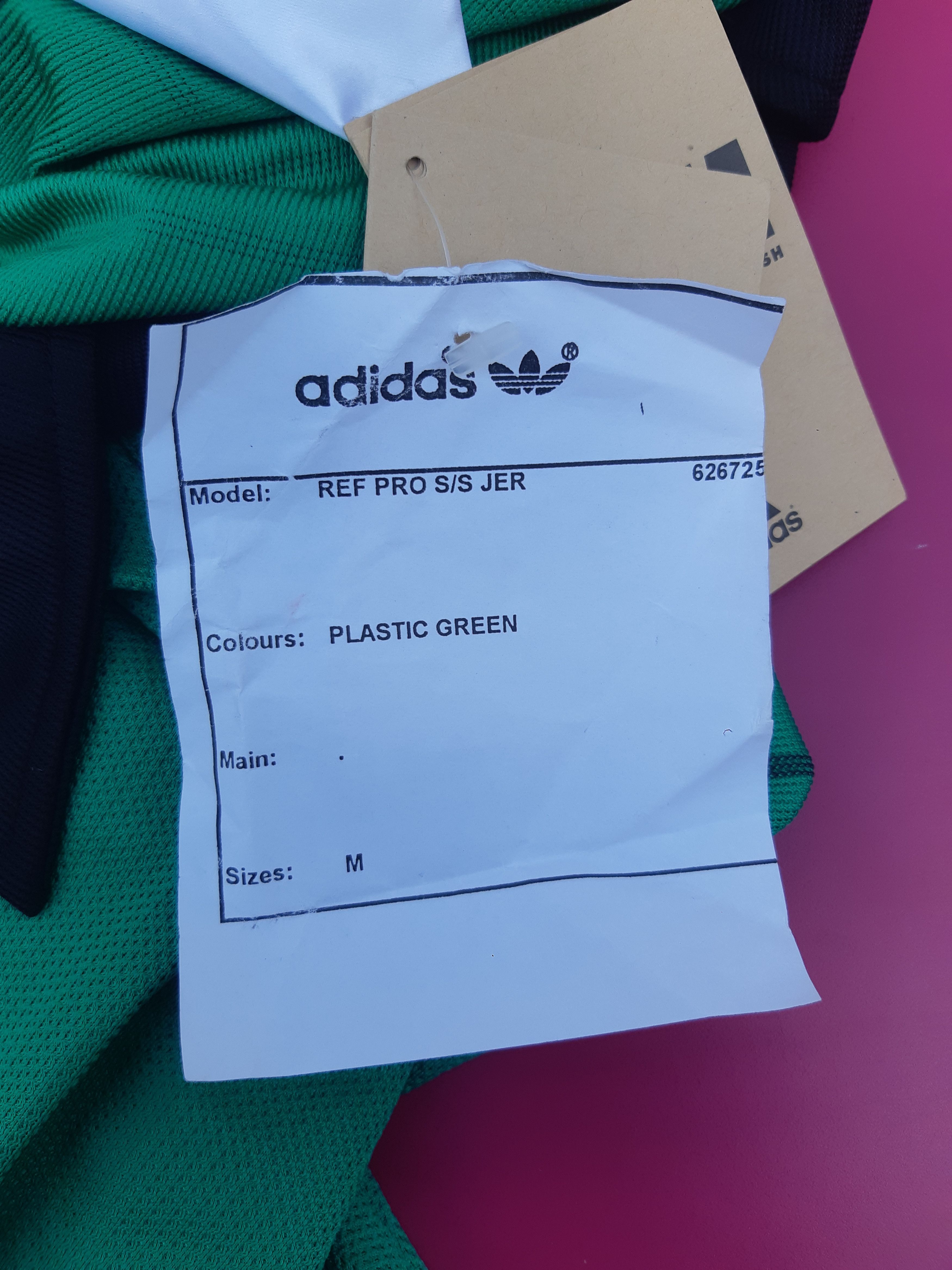Adidas Adidas Ref Pro 1994 France 98 Referee Jersey Size M NWT Size US M / EU 48-50 / 2 - 6 Thumbnail