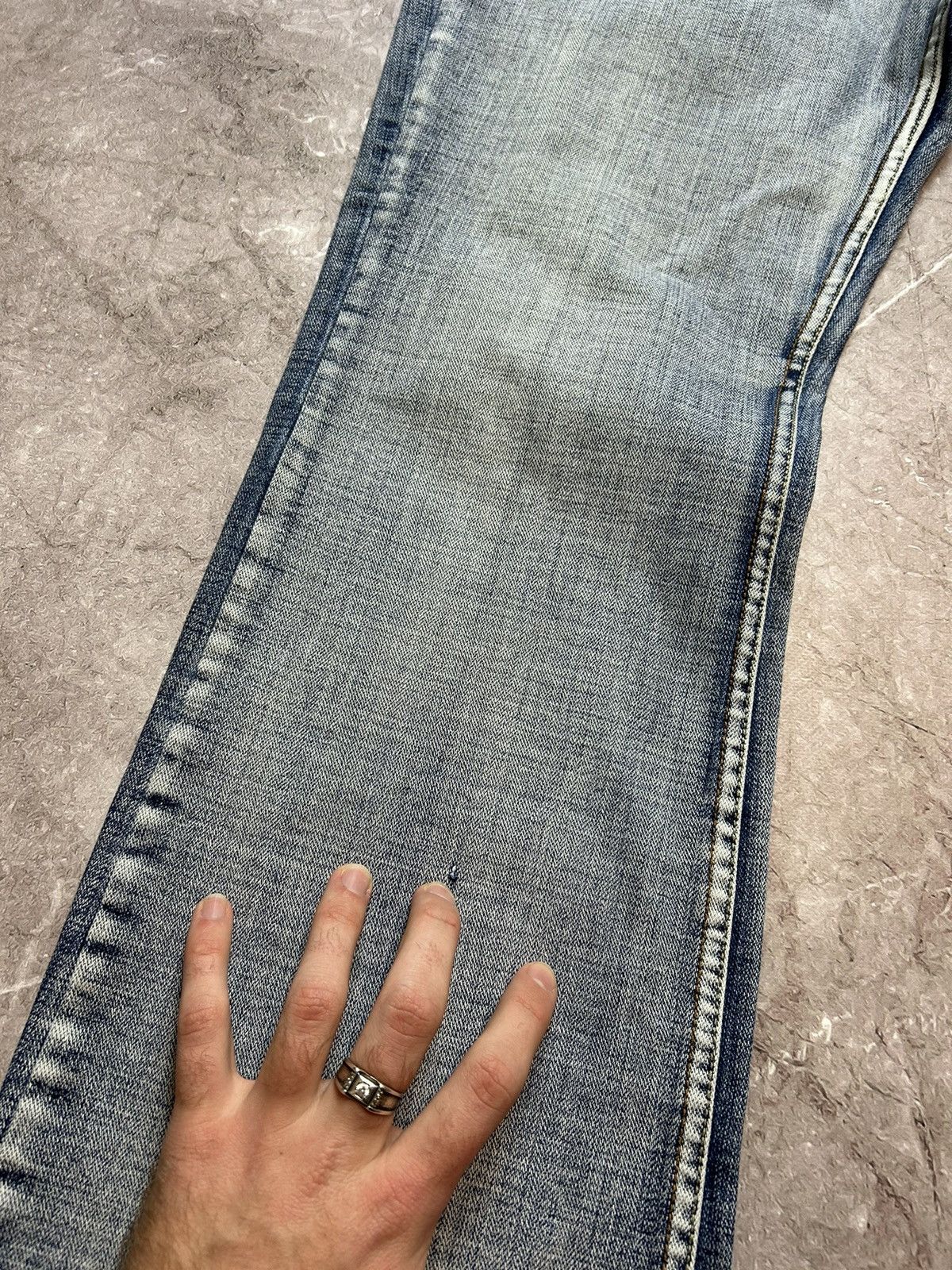 Diesel × Diesel Black Gold Rare Vintage 90s Diesel Industrtry Faded Blue Jeans Size US 36 / EU 52 - 17 Thumbnail