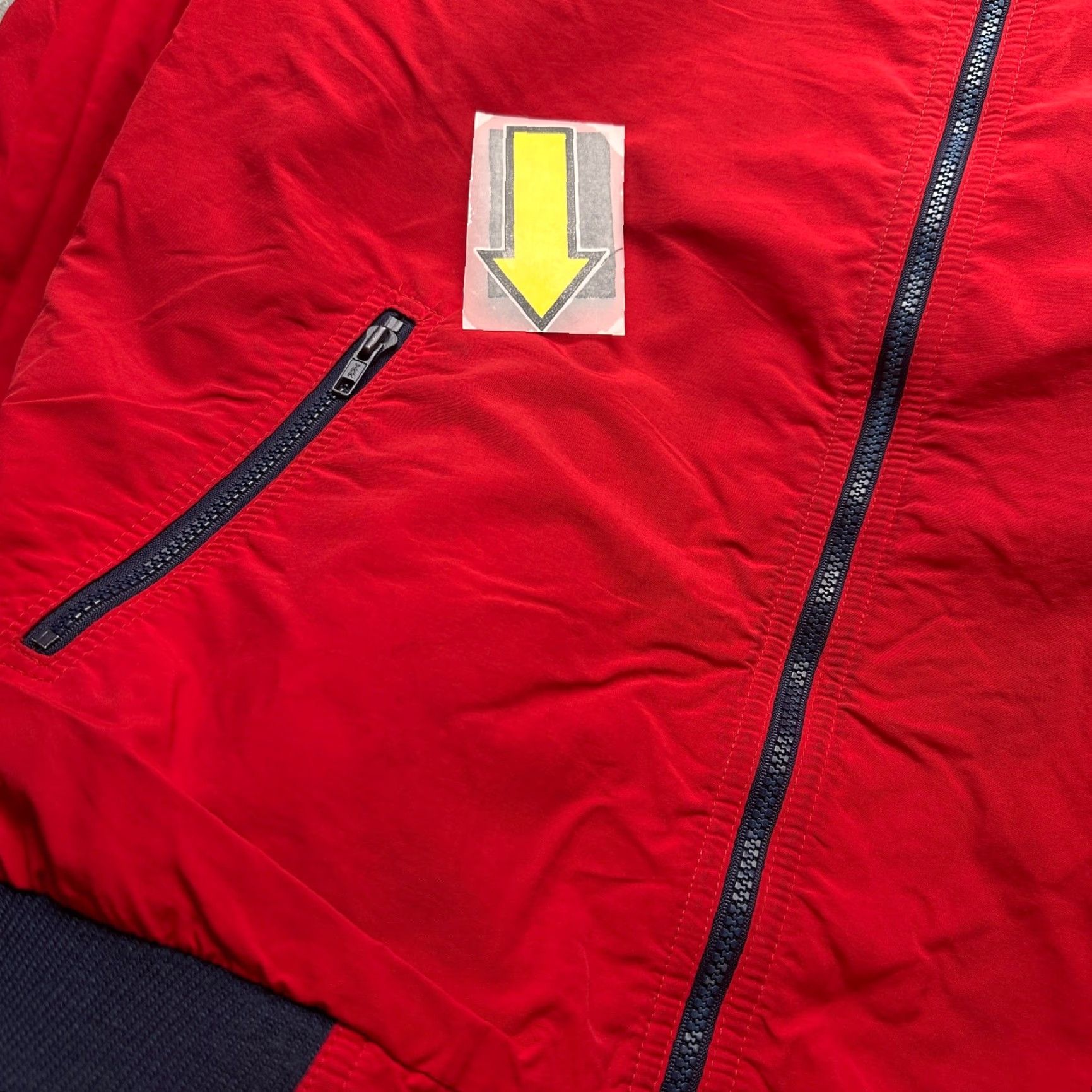 Eddie Bauer VINTAGE Eddie Bauer Nylon Fleece Lined Bomber Jacket Mens XL Tall Navy Red Jacket Size US XL / EU 56 / 4 - 7 Thumbnail