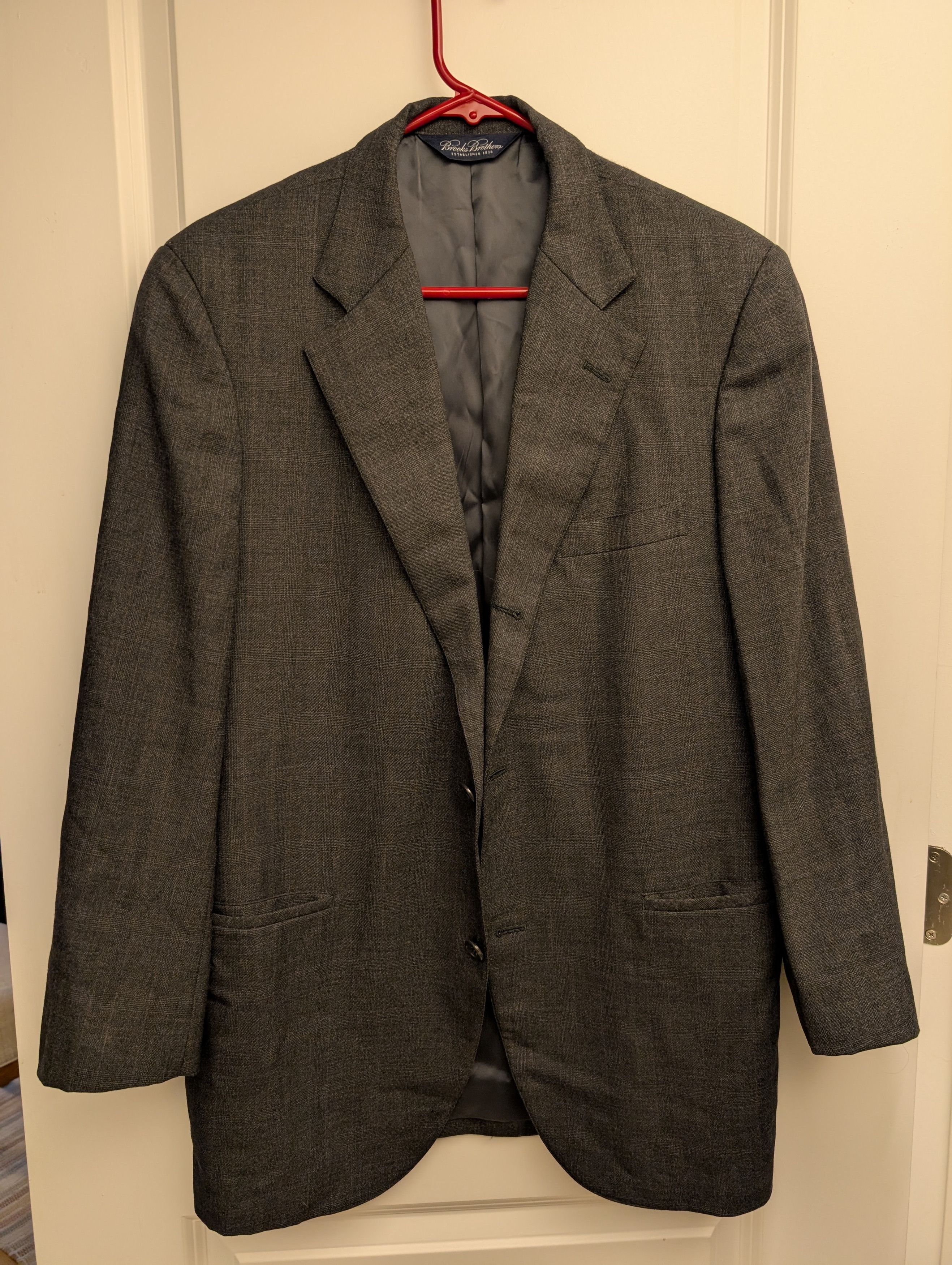 Brooks Brothers Gray Check Blazer Size 40R - 1 Thumbnail