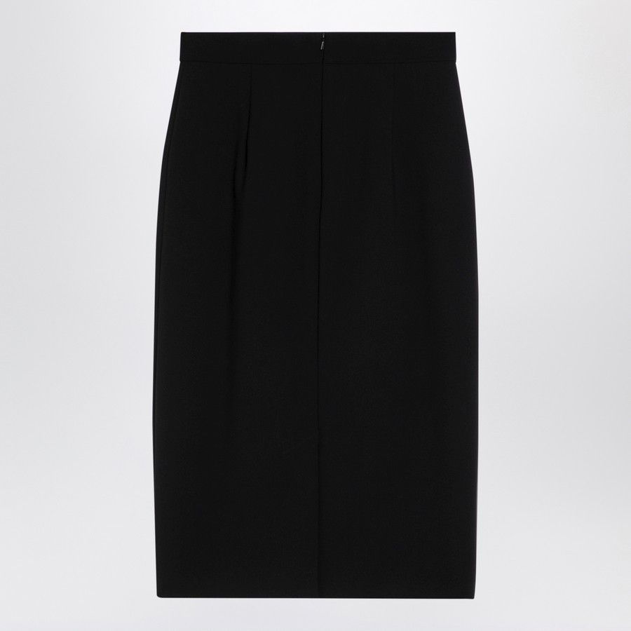 Max Mara o1d2blof0824 Midi Skirts in Black Size 27" / US 4 / IT 40 - 2 Thumbnail