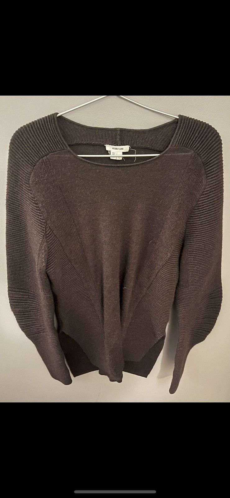 Helmut Lang Helmut lang alpaca/silk sweater Size L / US 10 / IT 46 - 1 Preview