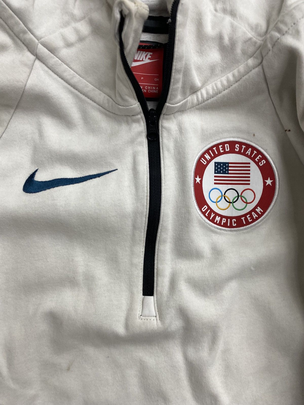 Nike Nike Olympics White Team Issued Jacket Size US S / EU 44-46 / 1 - 5 Thumbnail